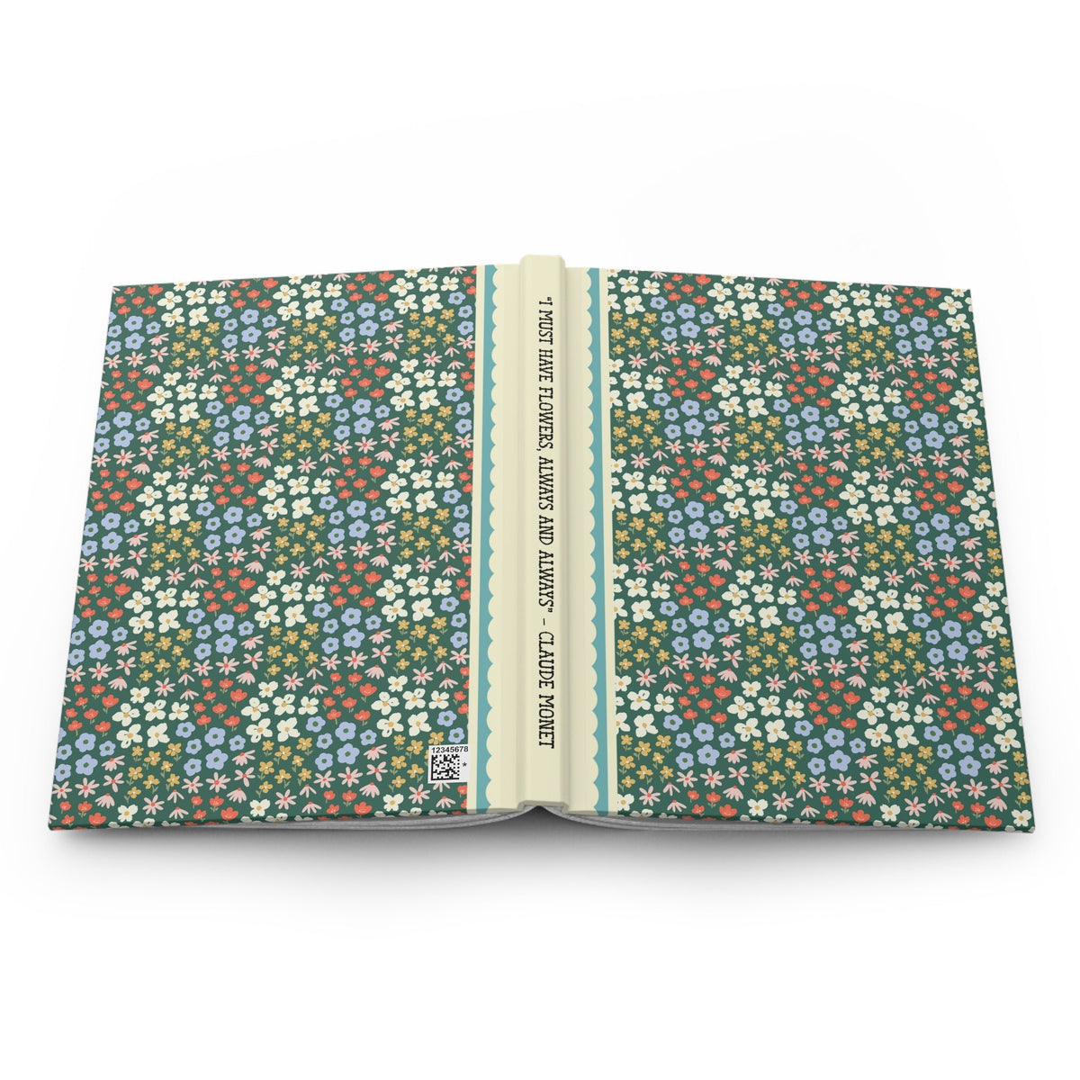 I Must Have Flowers Always and Always: Cute Hardcover Floral Notebook for Teen Daughter or Mom Who Loves Gardening, Colorful Garden Lover Gift - Opal and June