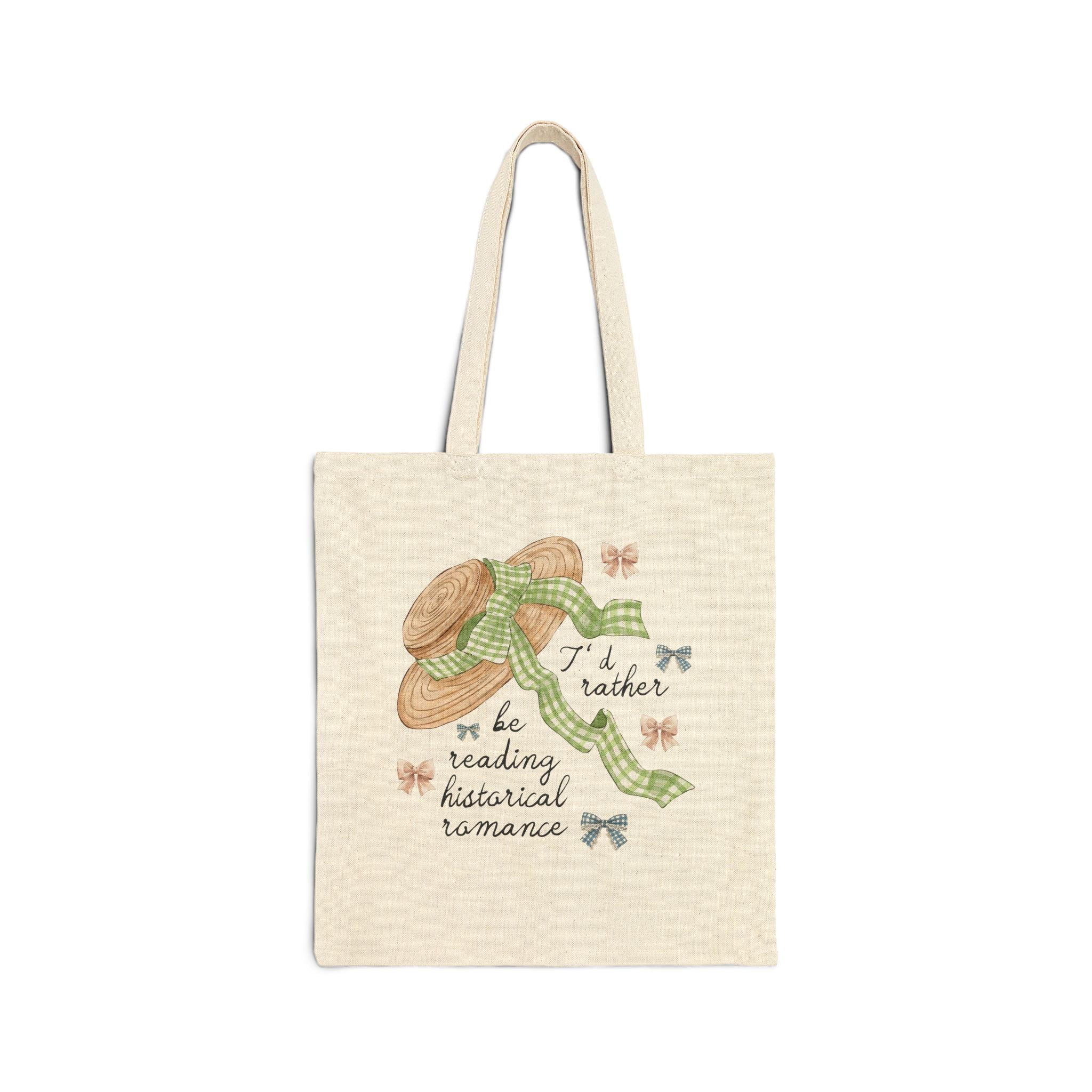 I'd Rather Be Reading Historical Romance Tote Bag - Opal and June