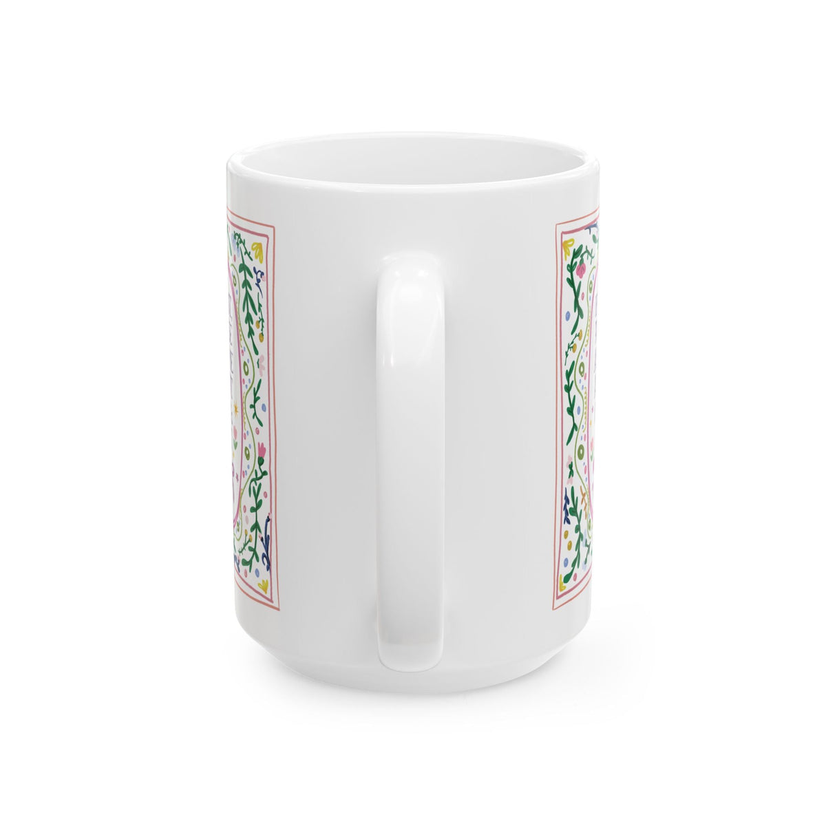 If Lost, Please Ask Me About 1800's Art Coffee Mug: Cute Floral 19th Century Art Historian or 1800's Art Lover Gift, Whimsy Maximalist Art History Gift - Opal and June