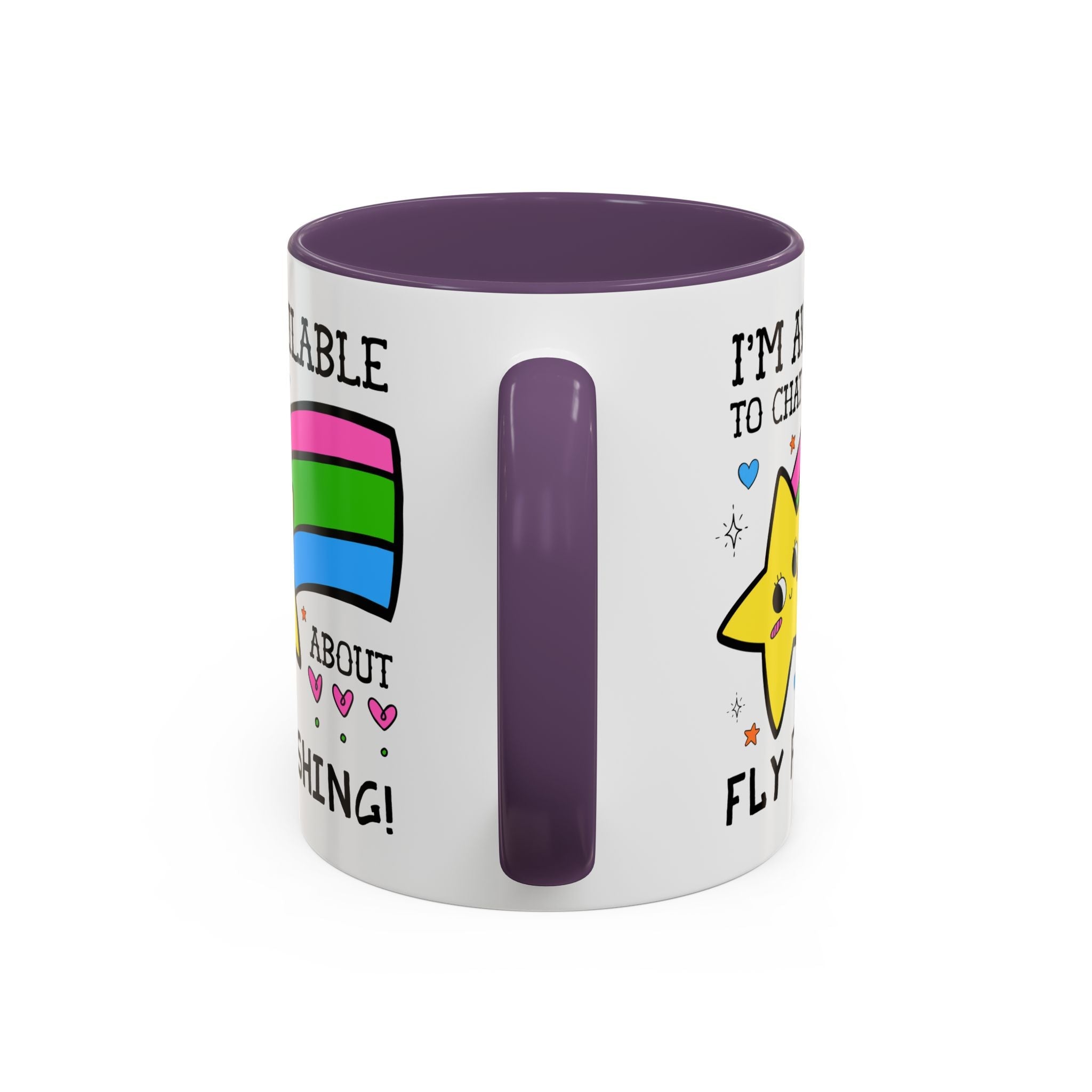 I'm Available to Chat About Fly Fishing Coffee Mug: Funny Fishing Lover Gift for Dad or Brother Who Loves Fly Fishing - Opal and June