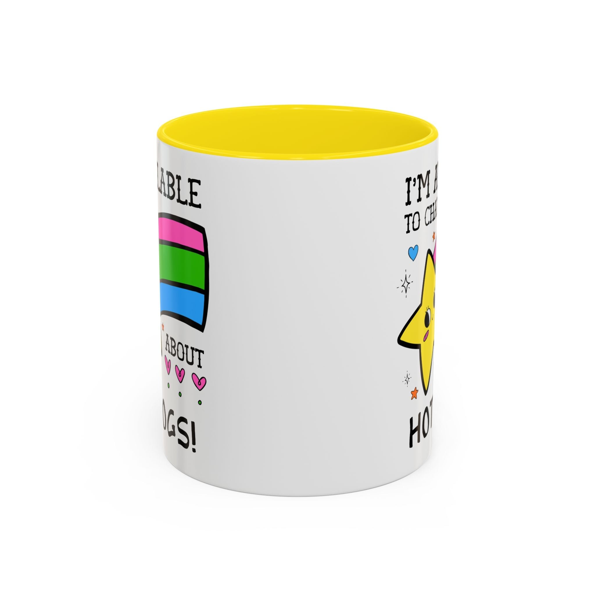 I'm Available to Chat About Hot Dogs Coffee Mug: Funny Saying Hot Dog Lover Present for Dad Who Loves Hot Dogs and Grilling - Opal and June