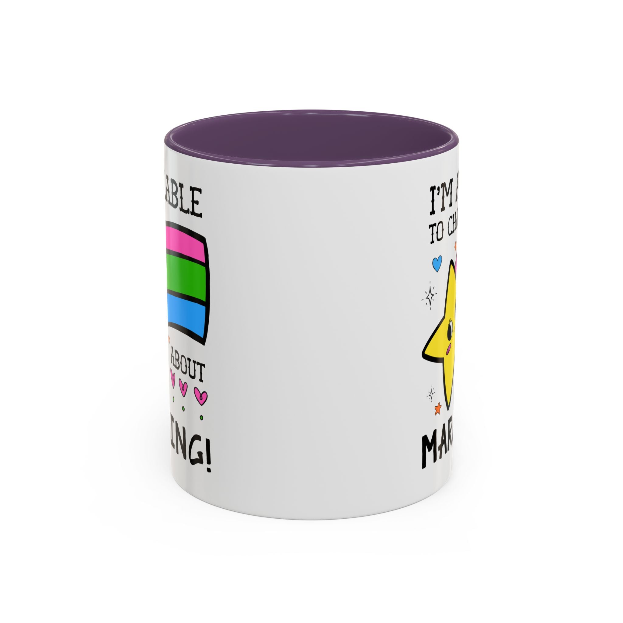 I'm Available to Chat About Marketing Coffee Mug: Cute and Silly Marketing Major Gift for Student Gradating with a Marketing Degree - Opal and June