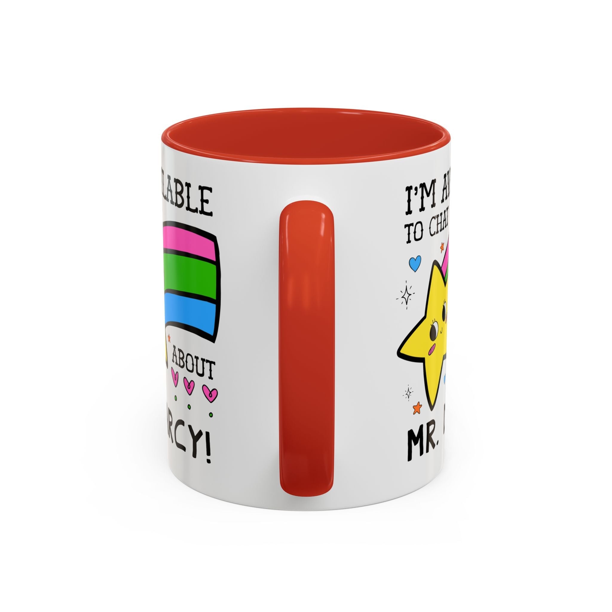 I'm Available to Chat About Mr. Darcy Coffee Mug: Funny Saying Romance Reader Gift for Jane Austen Bookworm - Opal and June