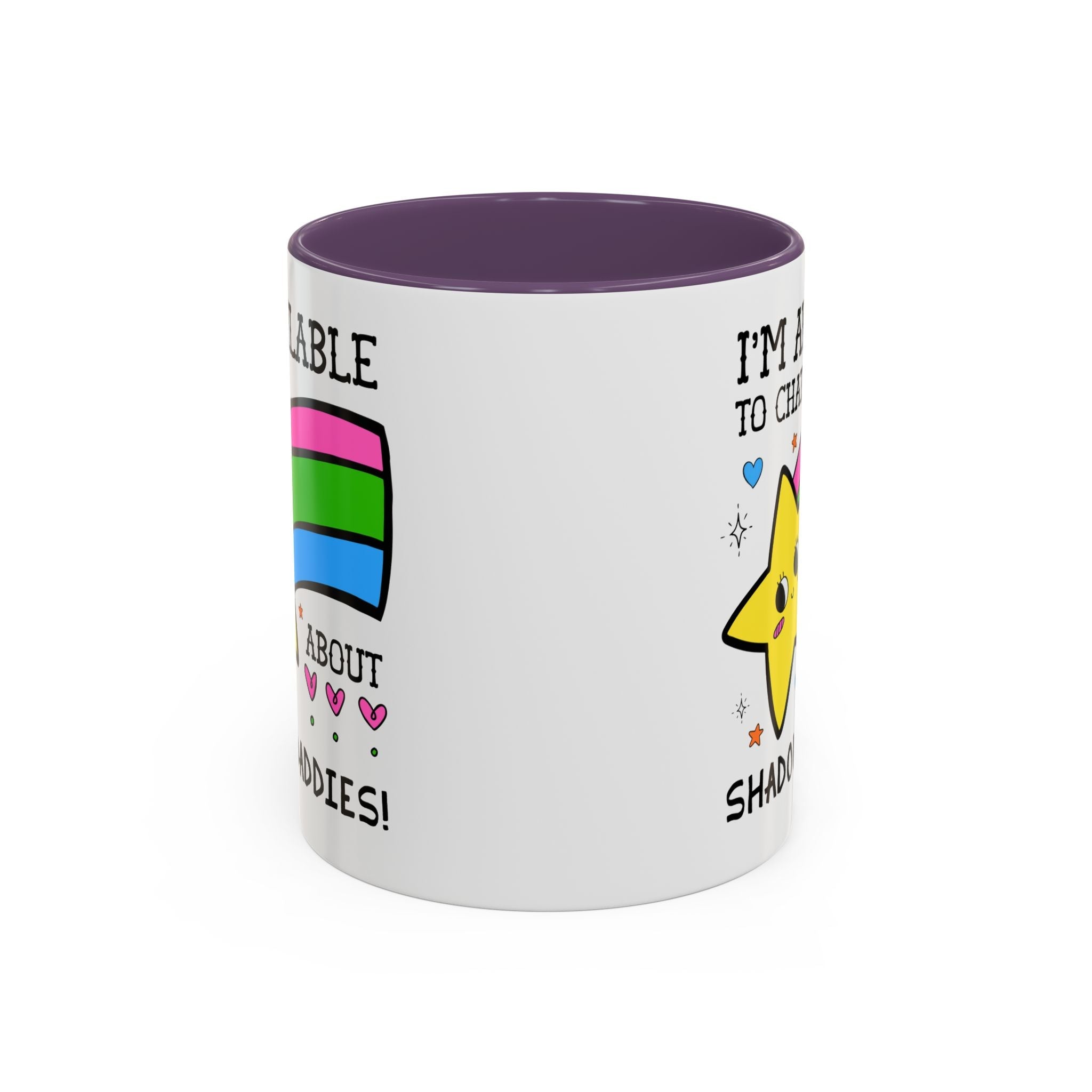 I'm Available to Chat About Shadow Daddies Coffee Mug: Funny Saying Romantasy Book Lover Gift Idea, Romance Reader Bookworm Gift - Opal and June