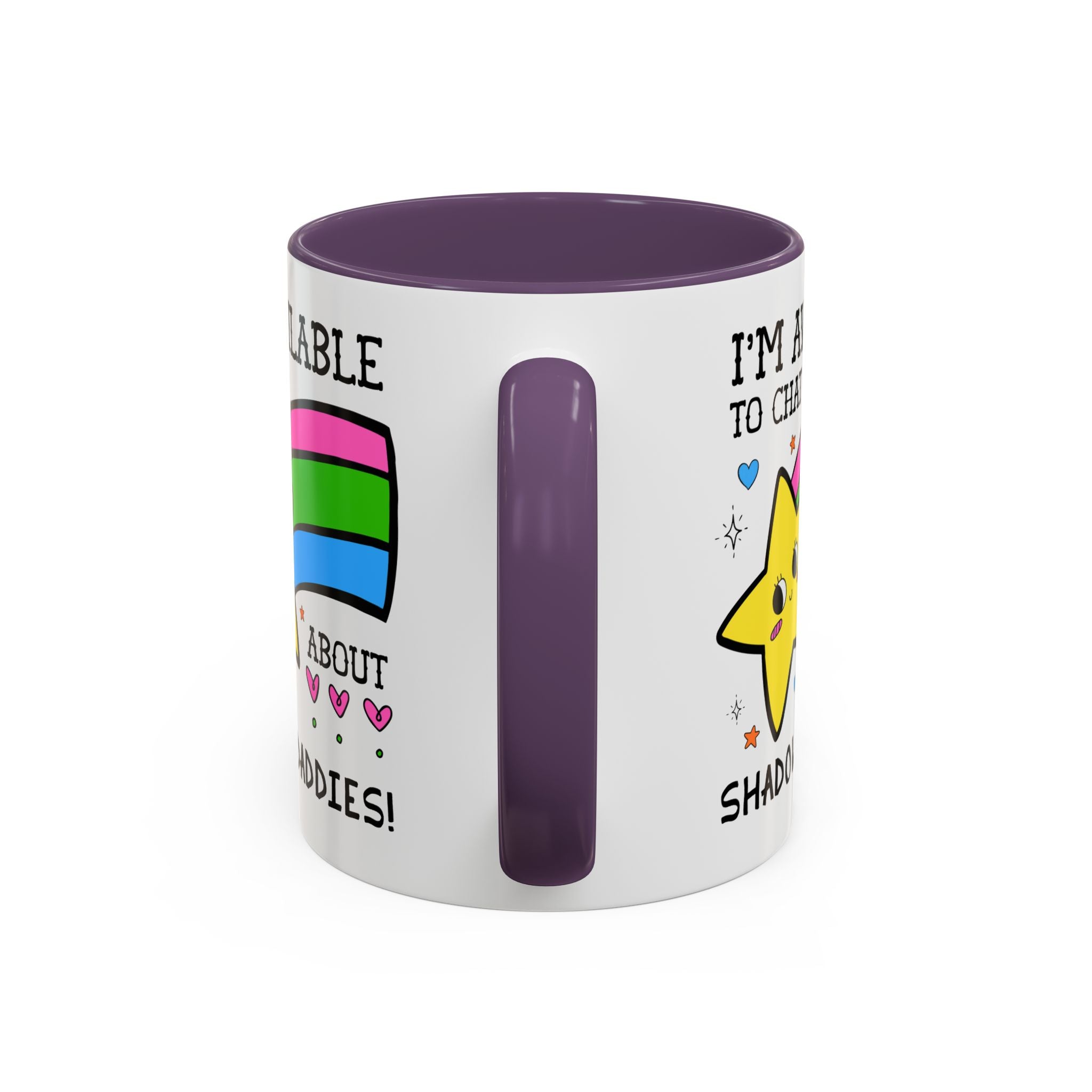 I'm Available to Chat About Shadow Daddies Coffee Mug: Funny Saying Romantasy Book Lover Gift Idea, Romance Reader Bookworm Gift - Opal and June