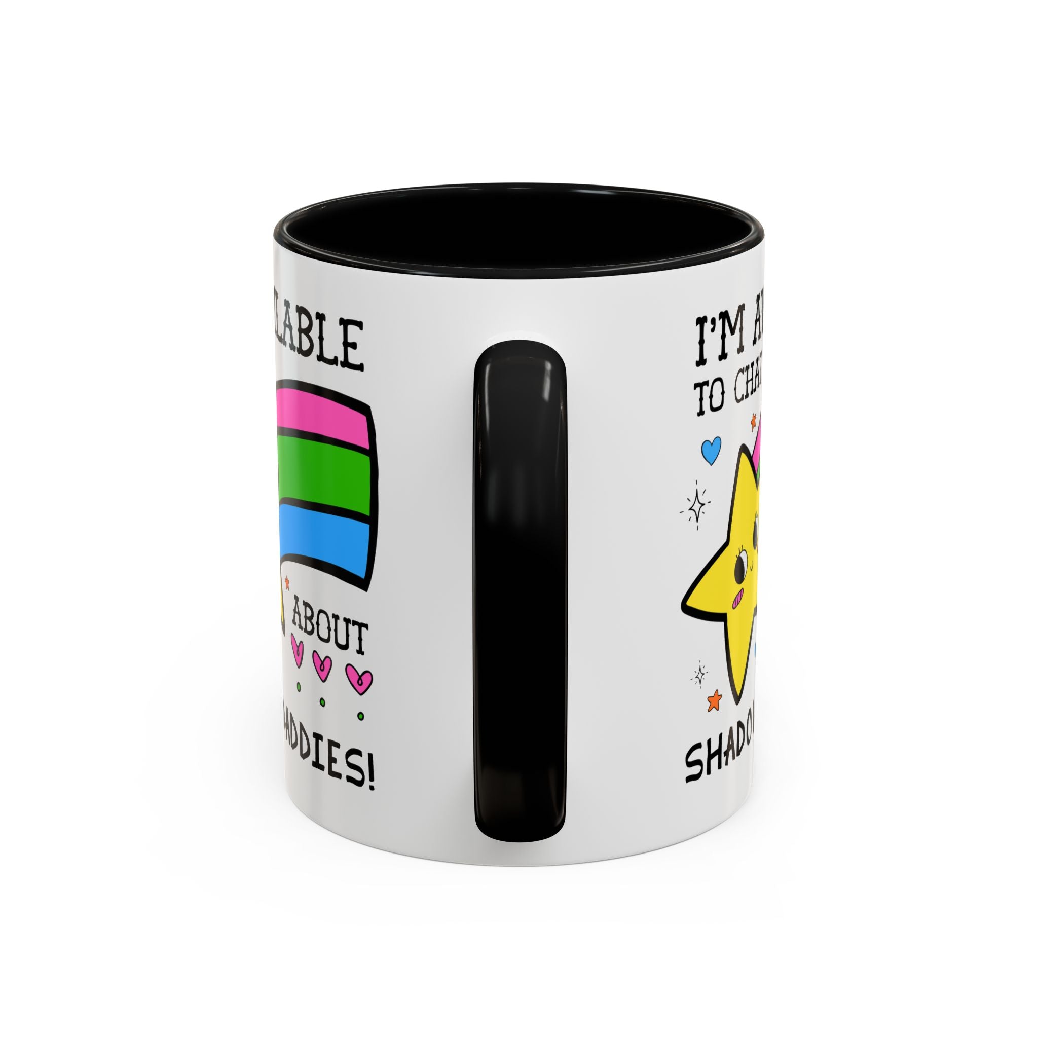 I'm Available to Chat About Shadow Daddies Coffee Mug: Funny Saying Romantasy Book Lover Gift Idea, Romance Reader Bookworm Gift - Opal and June