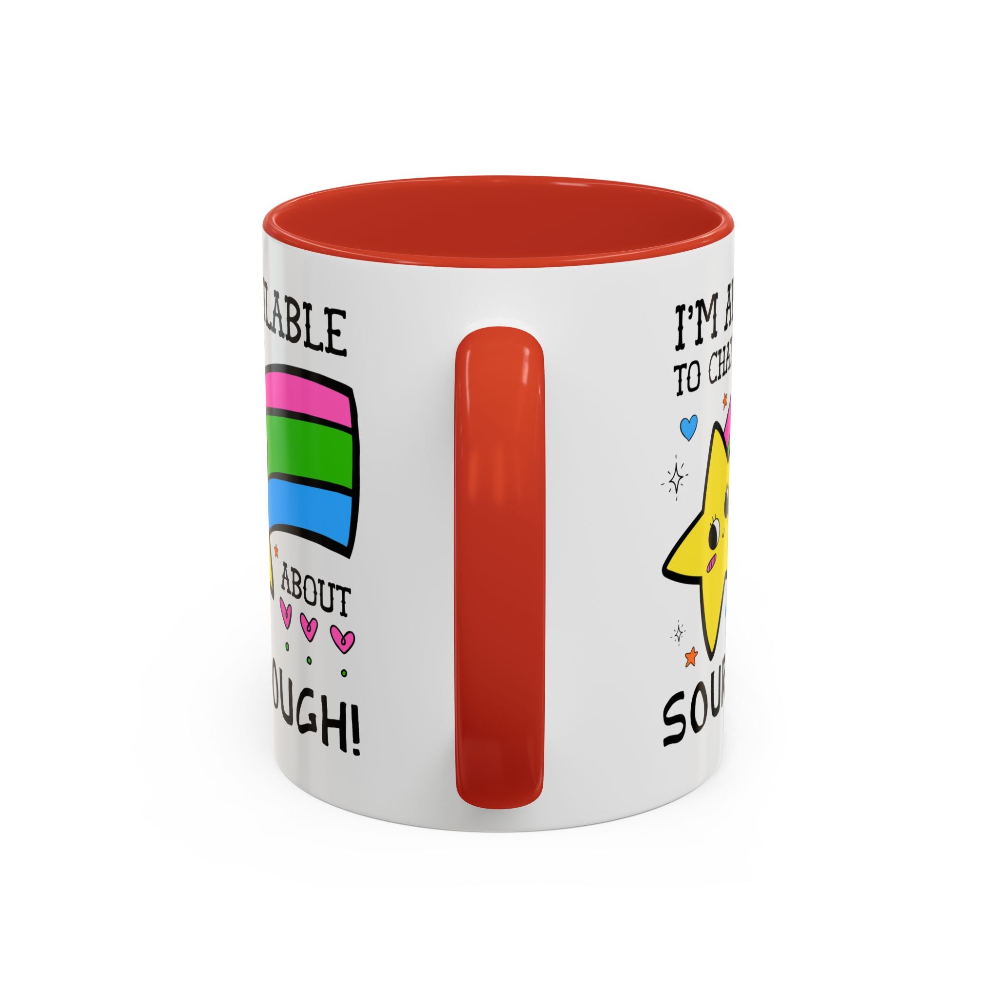 I'm Available to Chat About Sourdough Coffee Mug: Funny Saying 11 Oz Coffee Mug for Friend who Bakes Sourdough Bread - Opal and June