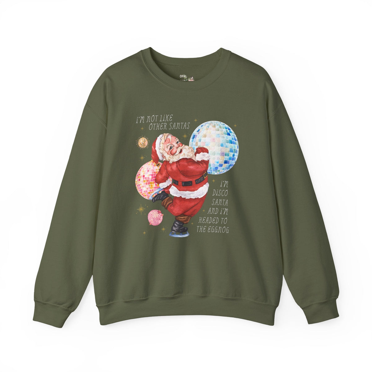 I'm Disco Santa and I'm Headed to the Eggnog - Opal and June
