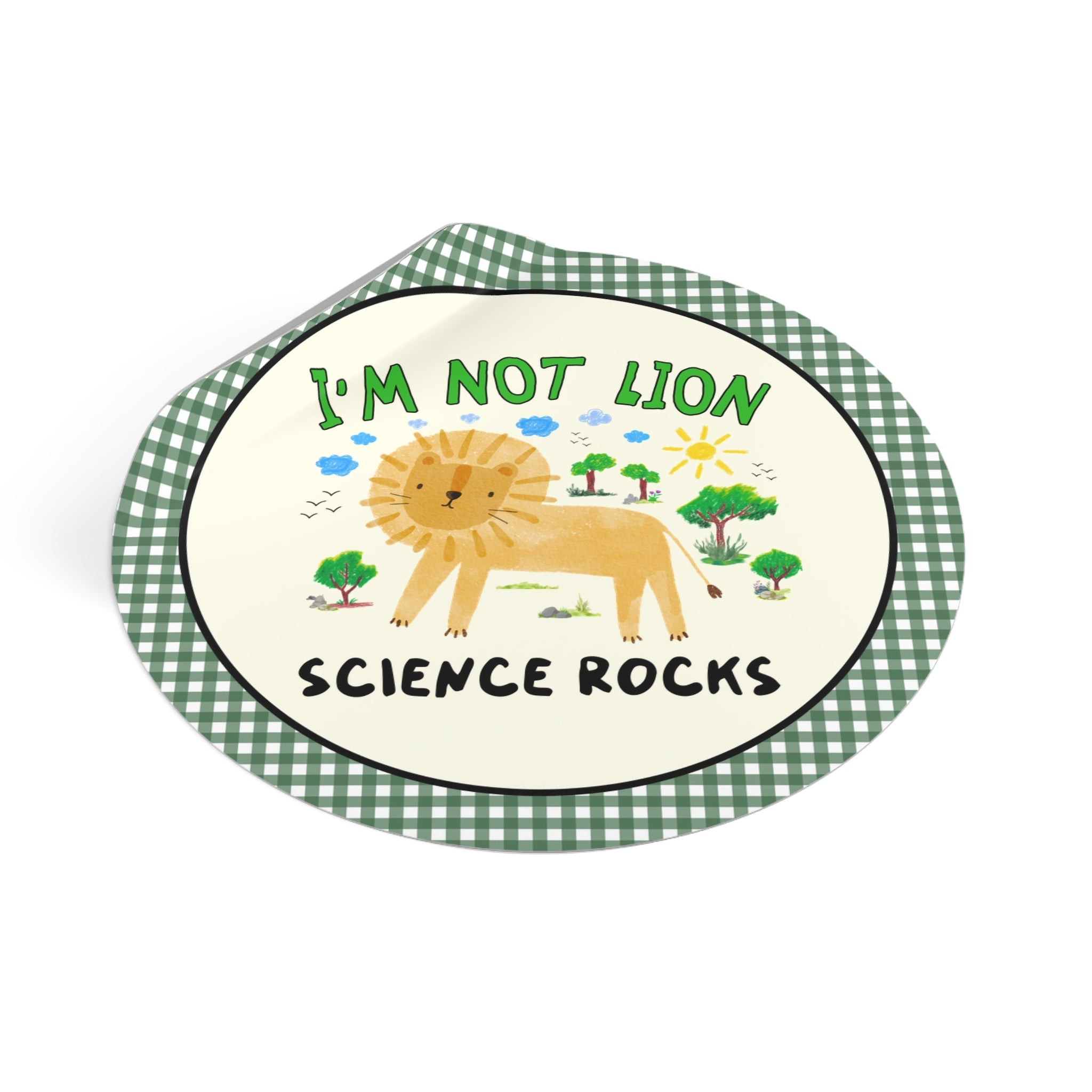 I'm Not Lion Third Grade Rocks Sticker - Opal and June