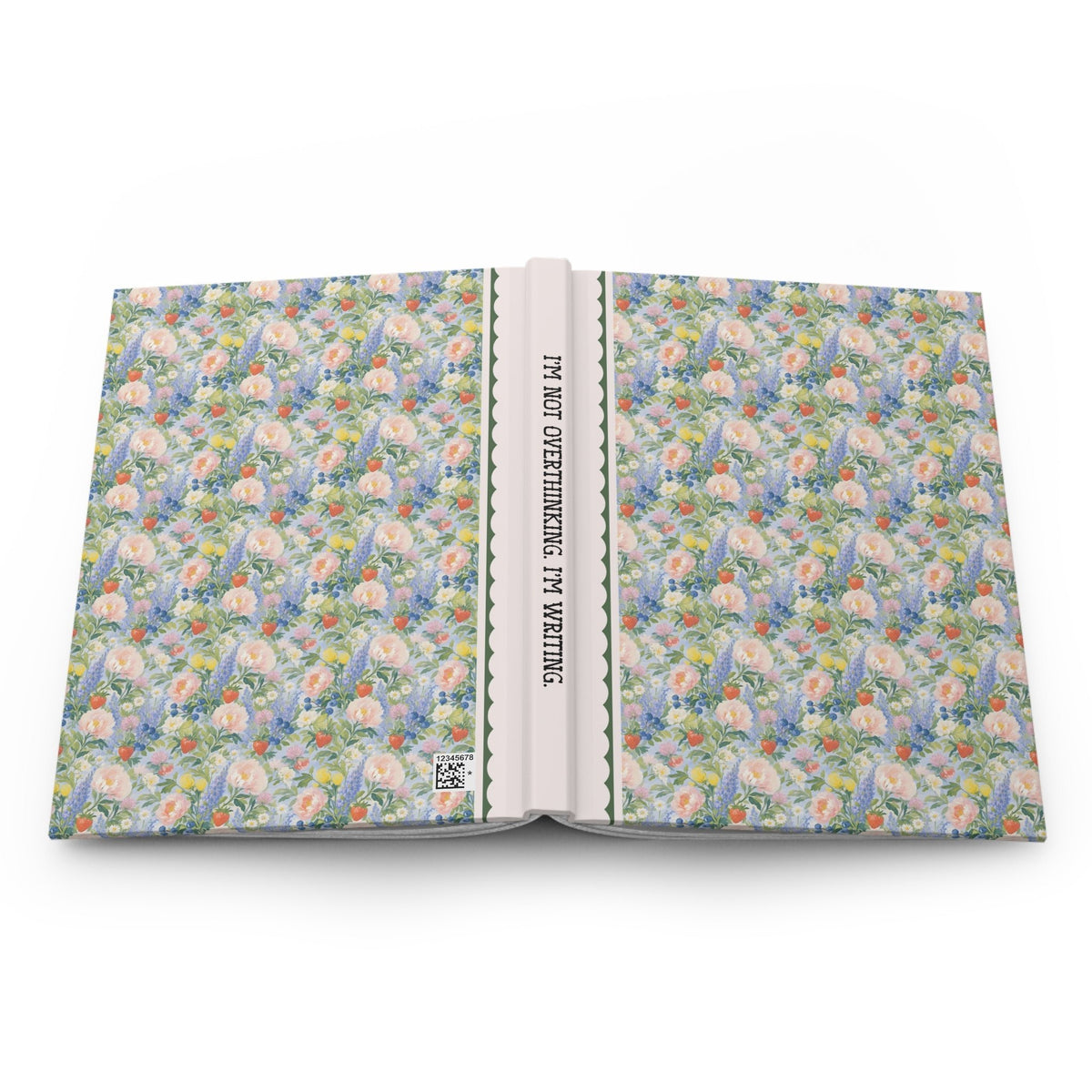I'm Not Overthinking, I'm Writing Notebook: Cute Anxious Introvert Gift for Friend or Sister Who Loves Writing or Journaling, Future Writer Gift - Opal and June