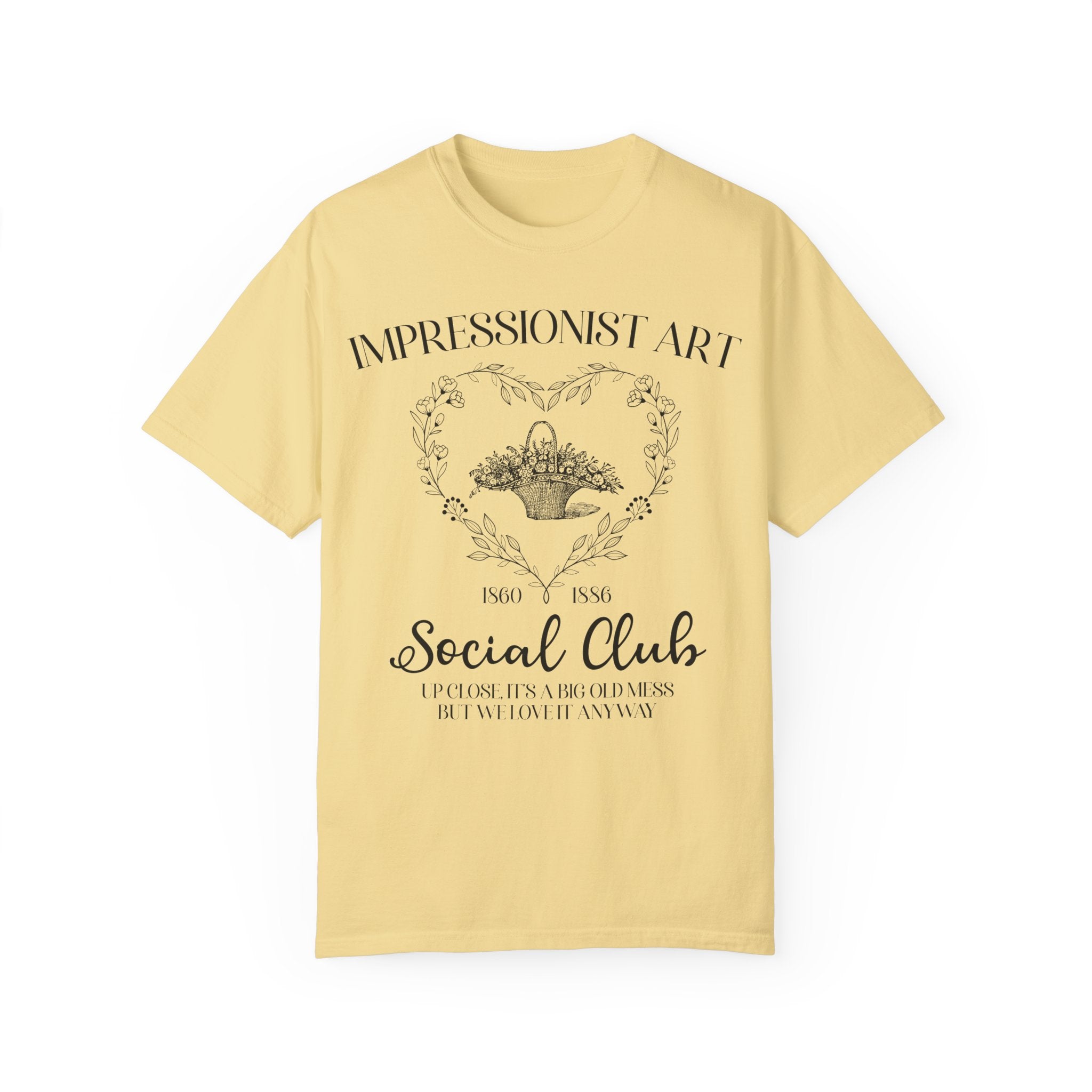 Impressionist Art History Tee Shirt for Humanities Teacher or Art Historian, Funny Saying 19th Century European History T-Shirt for Painter - Opal and June