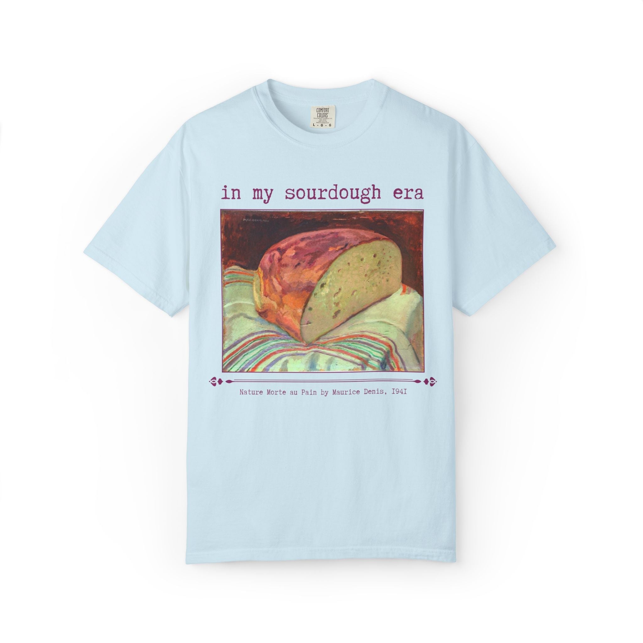 In My Sourdough Era Baking Tee Shirt for Friend Who Loves Baking Sourdough Bread, Cute Cooking Lover Gift, 1900s Art History Lover Tee - Opal and June