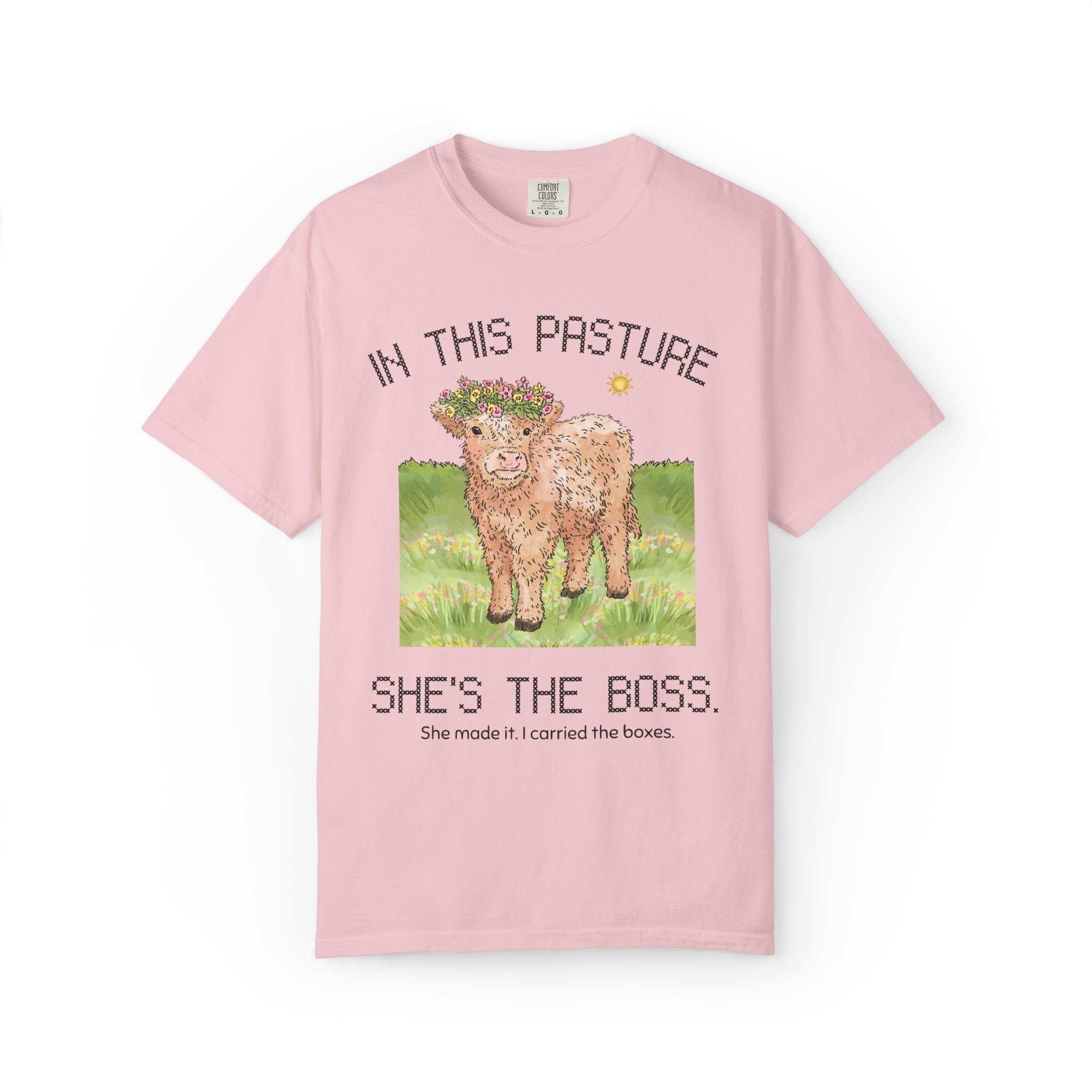 In This Pasture She's The Boss Tee - Opal and June