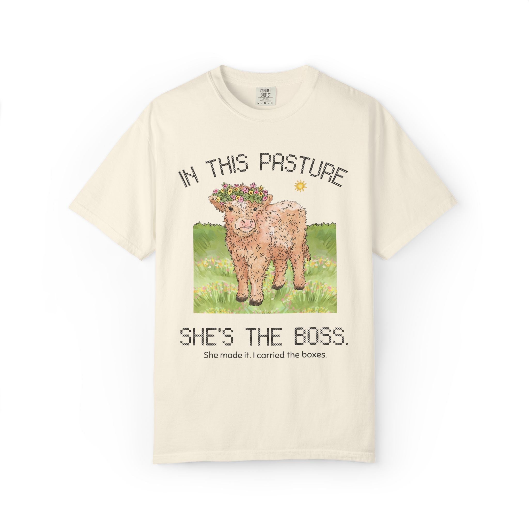 In This Pasture She's The Boss Tee - Opal and June