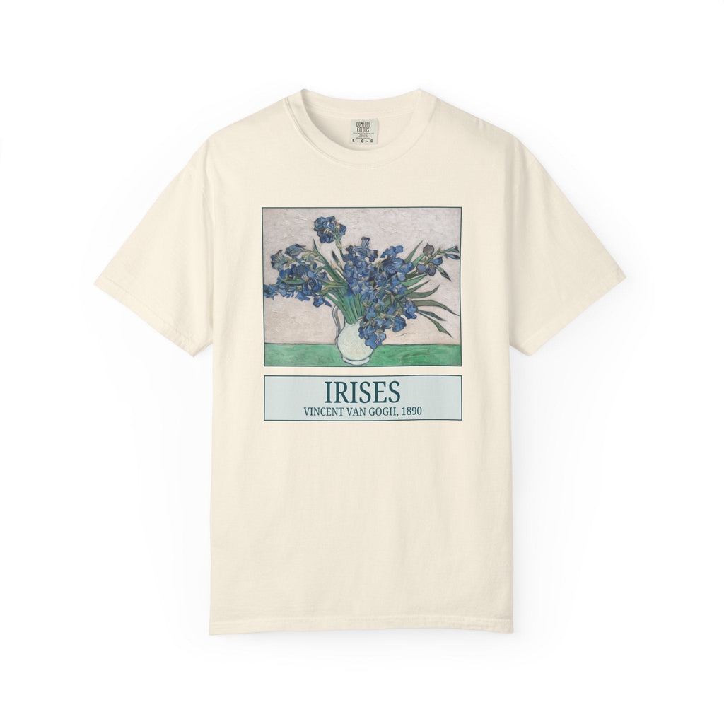 Irises by Vincent Van Gogh Art History Shirt for Artist Who Loves 19th Century Post - Impressionist Art, Floral Cottagecore, Humanities Major - Opal and June