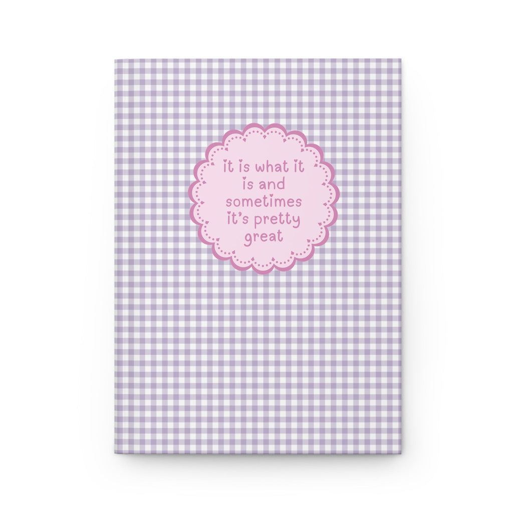 It is what it is: Purple Gingham - Opal and June