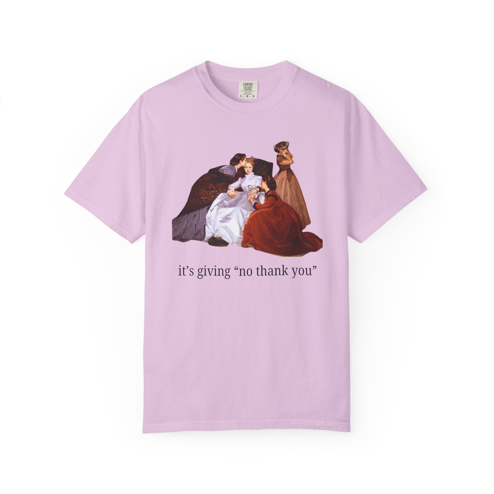 It's Giving "No Thank You": Silly Art History T-Shirt, The Reluctant Bride by Auguste Toulmouche, Funny Sarcastic Introvert Birthday Gift - Opal and June