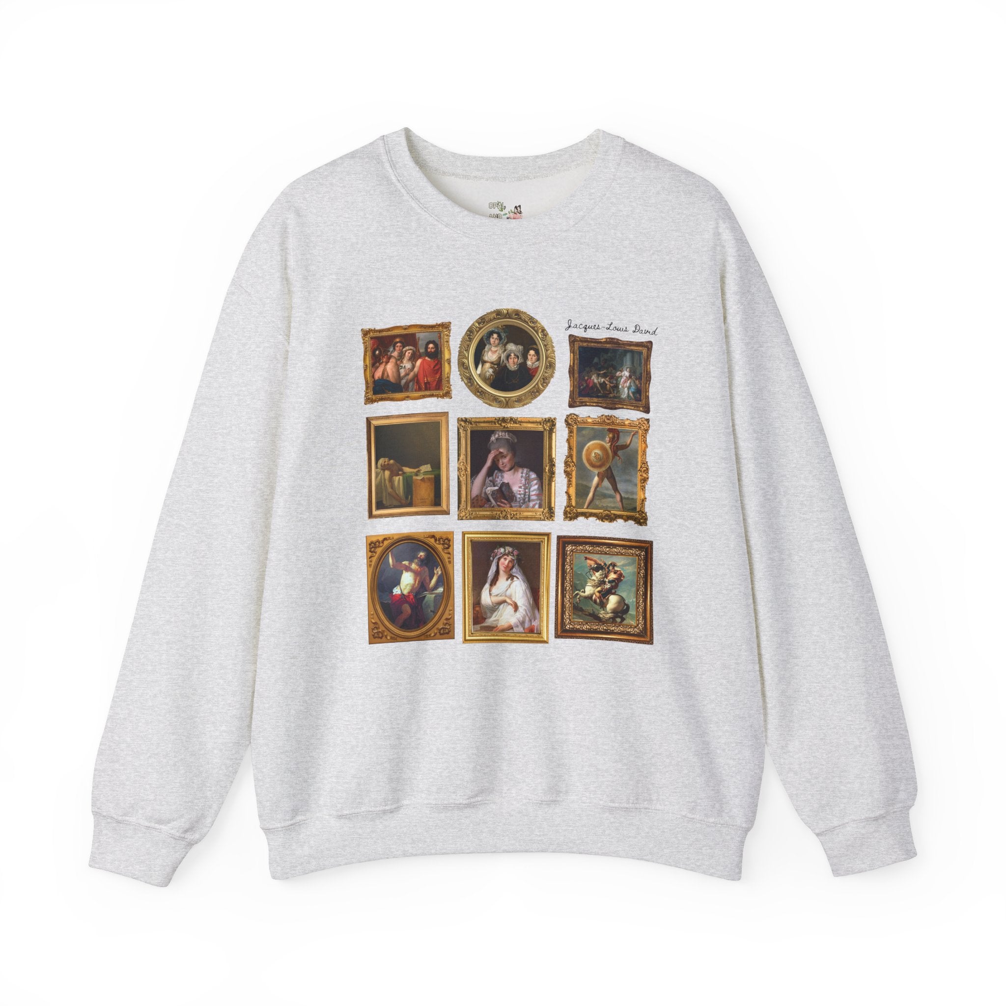 Jacques - Louis David French Art History Sweatshirt, Famous Paintings of 18th Century French History, Humanites Major Gift, Napoleon Bonaparte - Opal and June