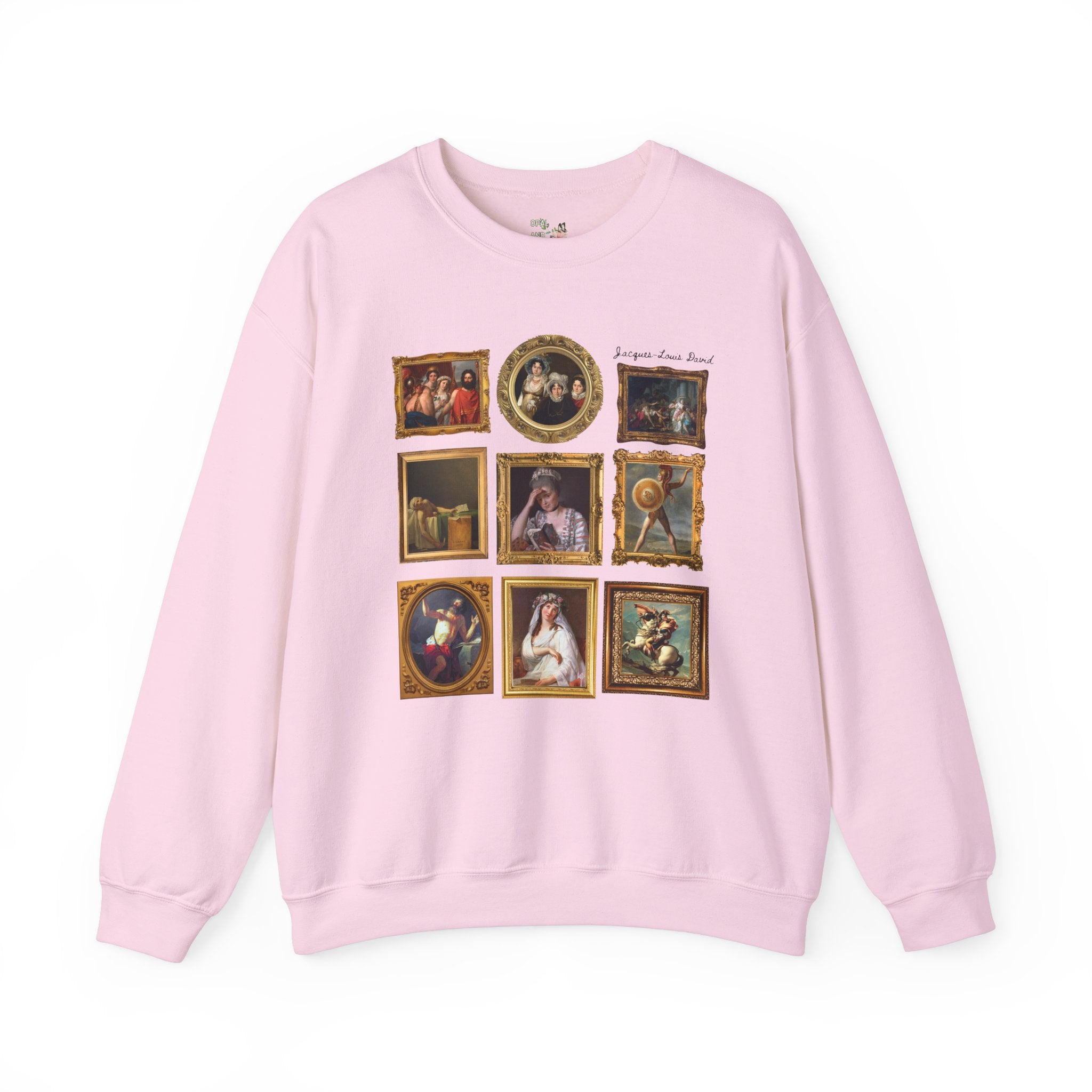 Jacques - Louis David French Art History Sweatshirt, Famous Paintings of 18th Century French History, Humanites Major Gift, Napoleon Bonaparte - Opal and June
