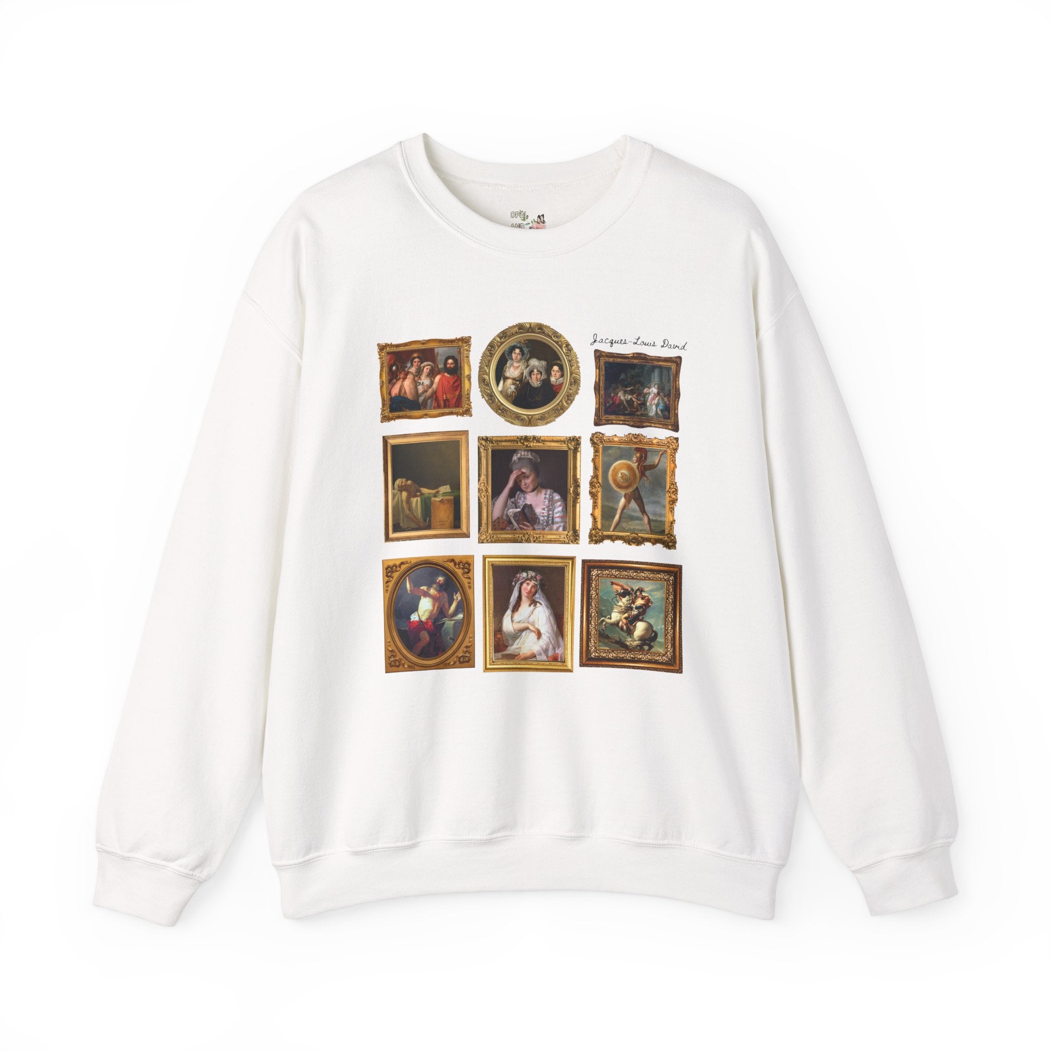Jacques - Louis David French Art History Sweatshirt, Famous Paintings of 18th Century French History, Humanites Major Gift, Napoleon Bonaparte - Opal and June