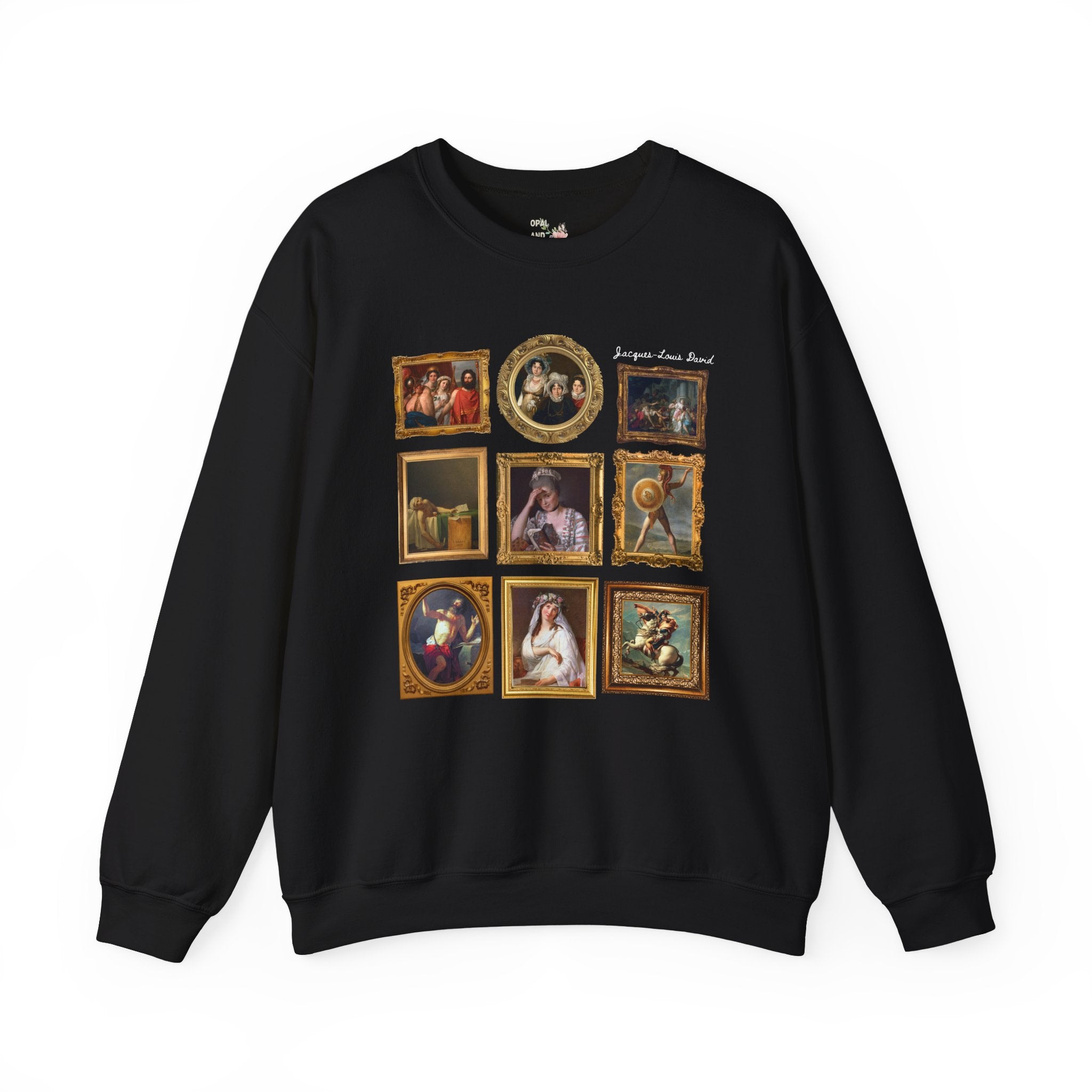 Jacques - Louis David French Art History Sweatshirt, Famous Paintings of 18th Century French History, Humanites Major Gift, Napoleon Bonaparte - Opal and June