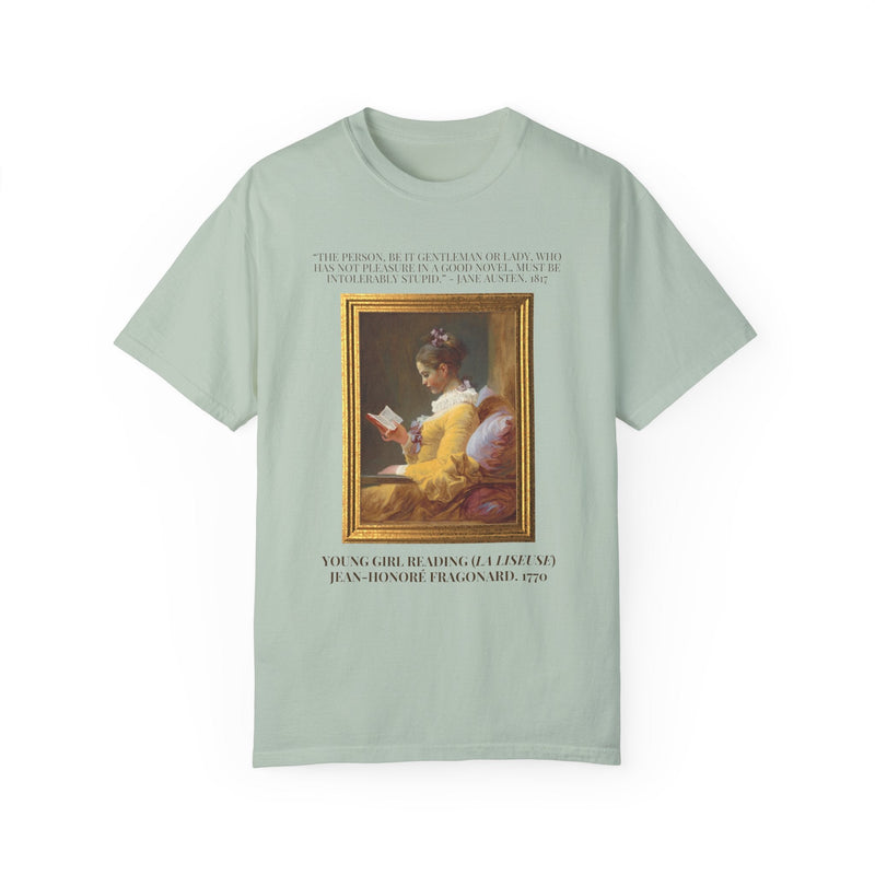 Jane Austen + JH Fragonard Reading Tee - Opal and June