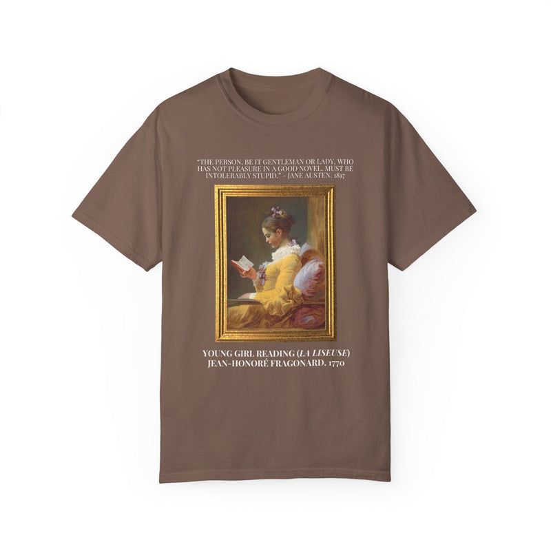 Jane Austen + JH Fragonard Reading Tee - Opal and June