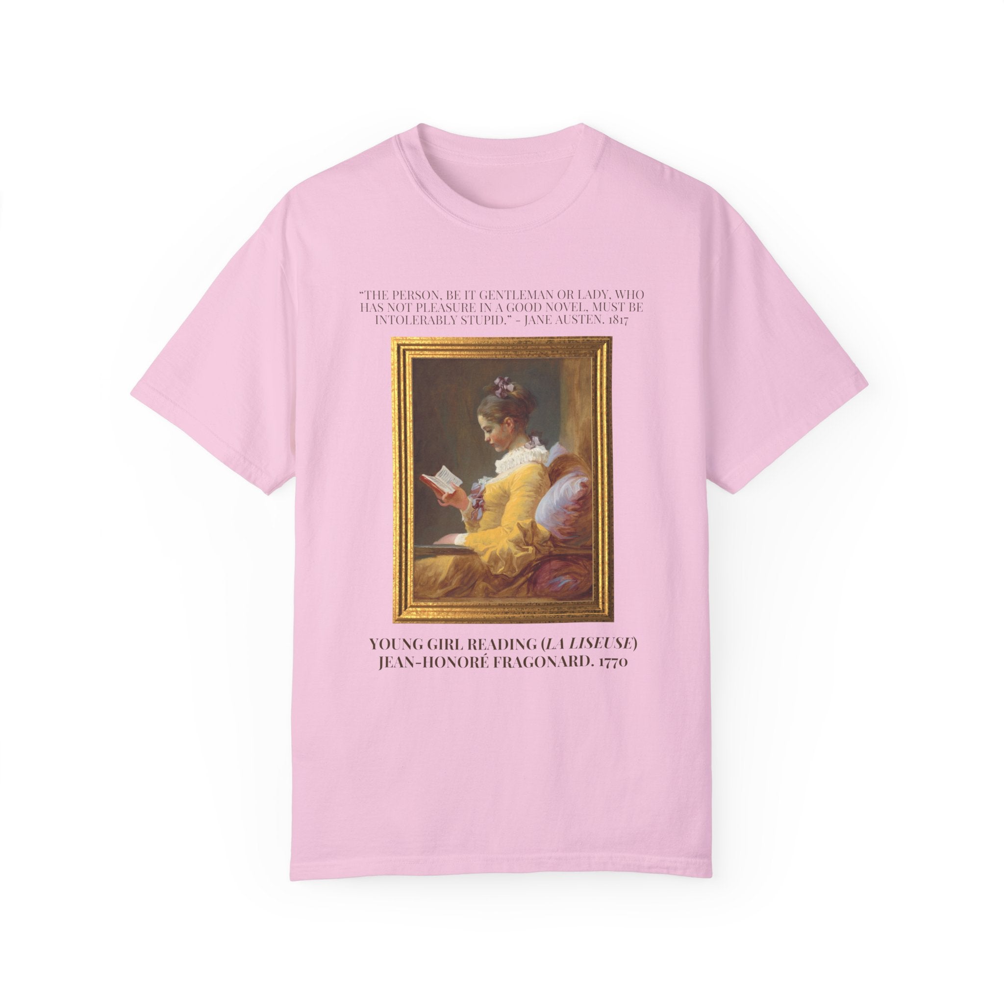 Jane Austen + JH Fragonard Reading Tee - Opal and June