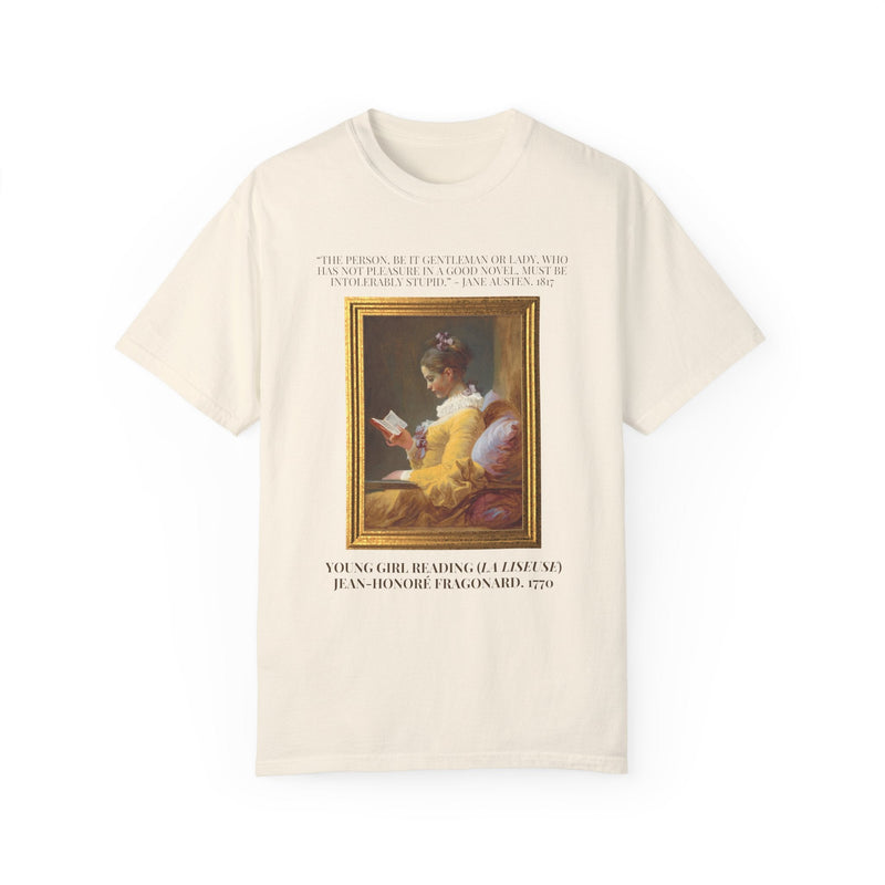 Jane Austen + JH Fragonard Reading Tee - Opal and June