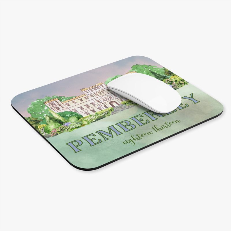 Jane Austen Mousepad: Pemberley 1813 - Opal and June