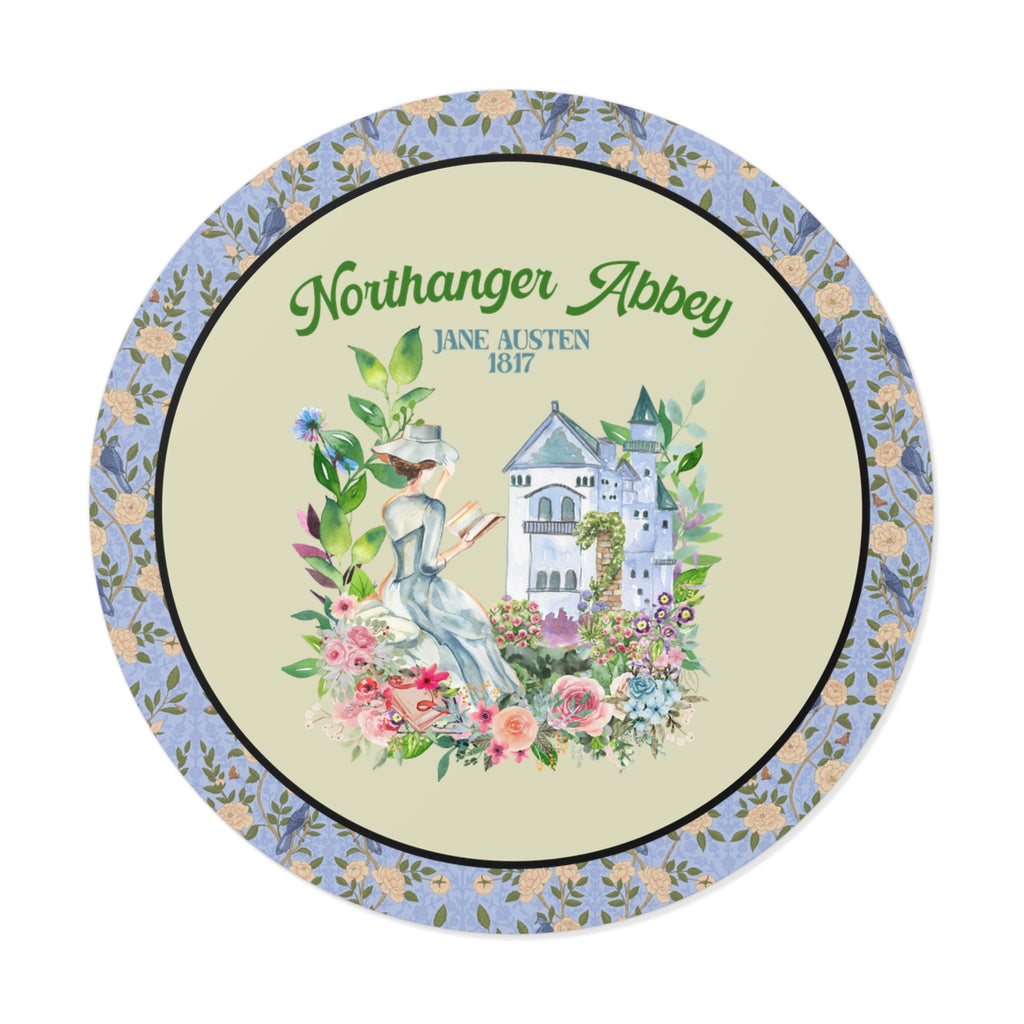 Jane Austen Sticker for Bookish Reader: Northanger Abbey by Jane Austen | Satirical Gothic Romance, Regency Romance Sticker for Librarian - Opal and June