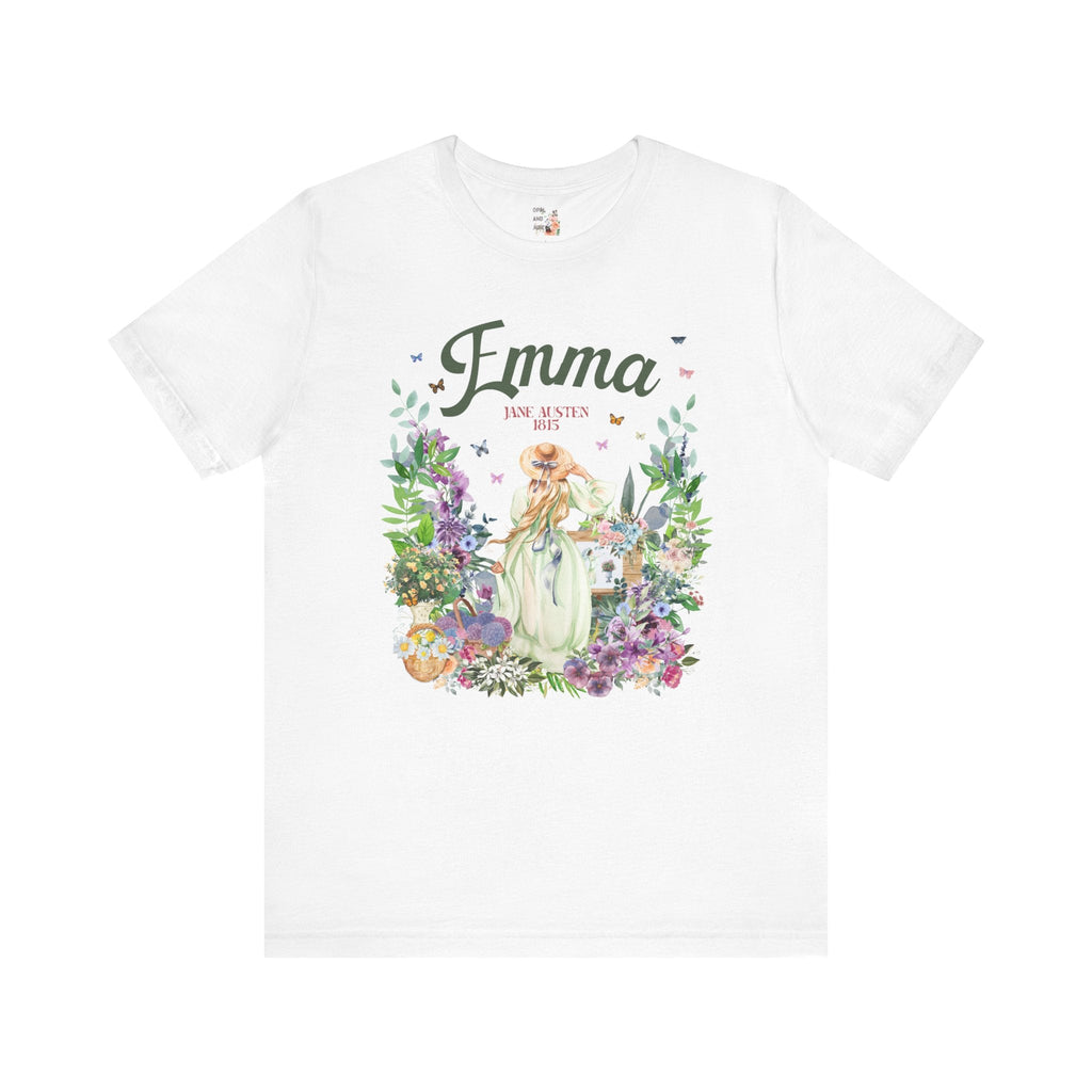 Jane Austen Tee Shirt: Emma 1815 - Opal and June