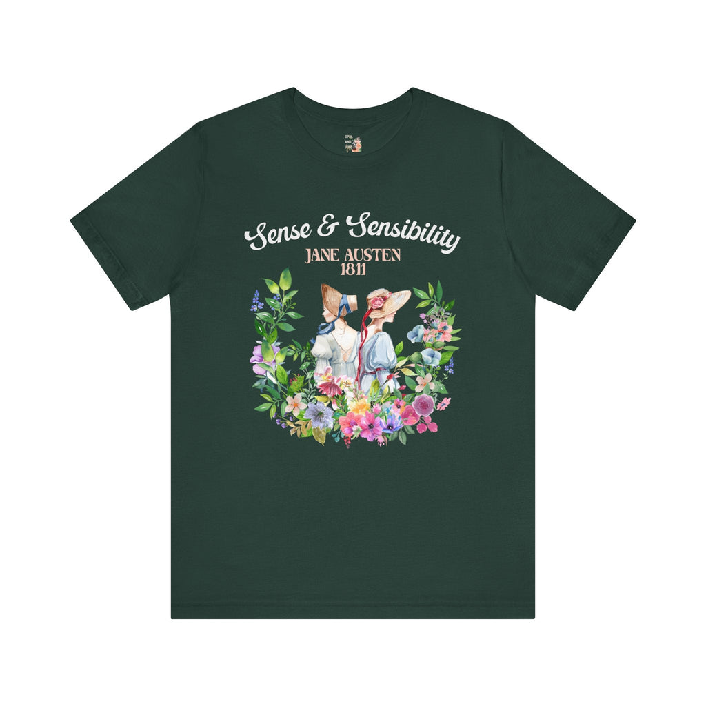 Jane Austen Tee Shirt: Sense and Sensibility - Opal and June