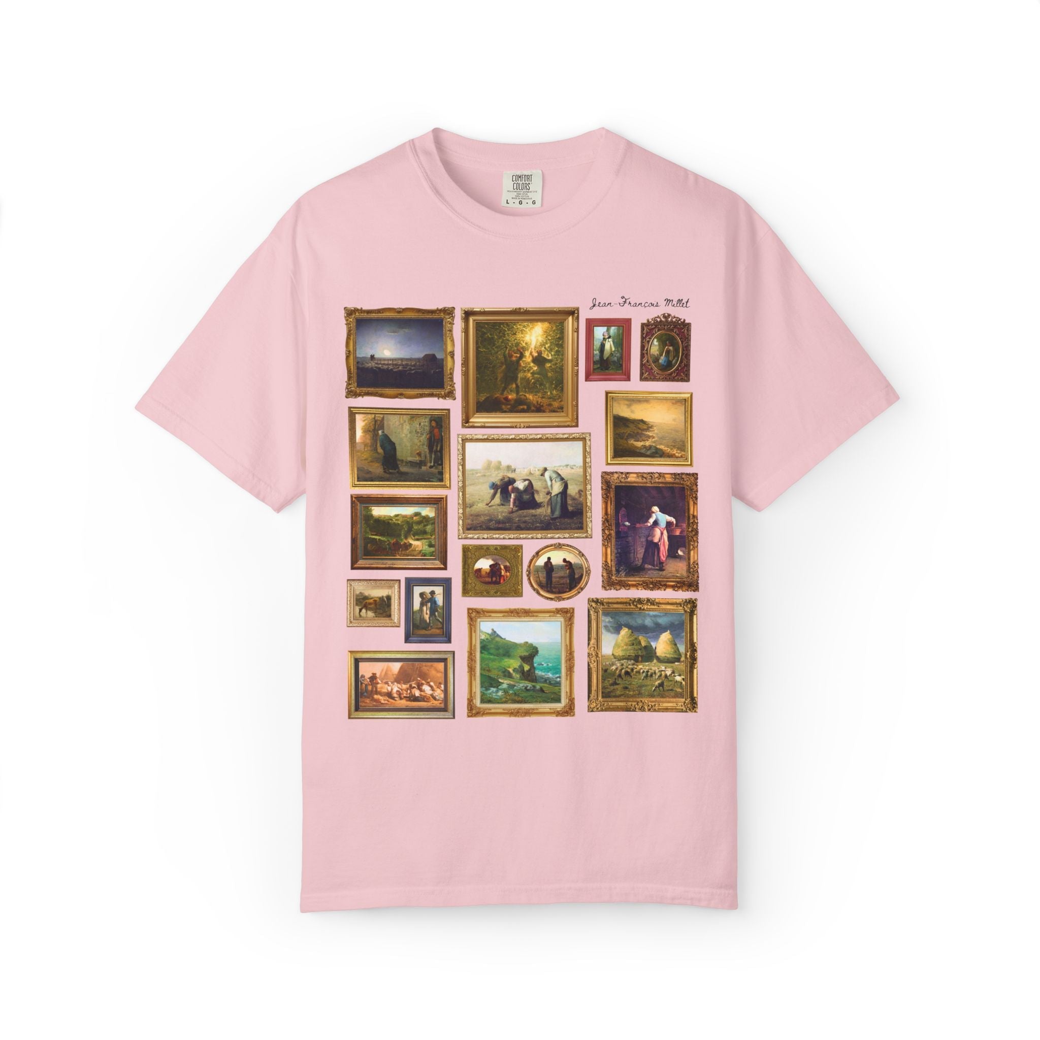 Jean - François Millet Famous Paintings Tee Shirt - Opal and June
