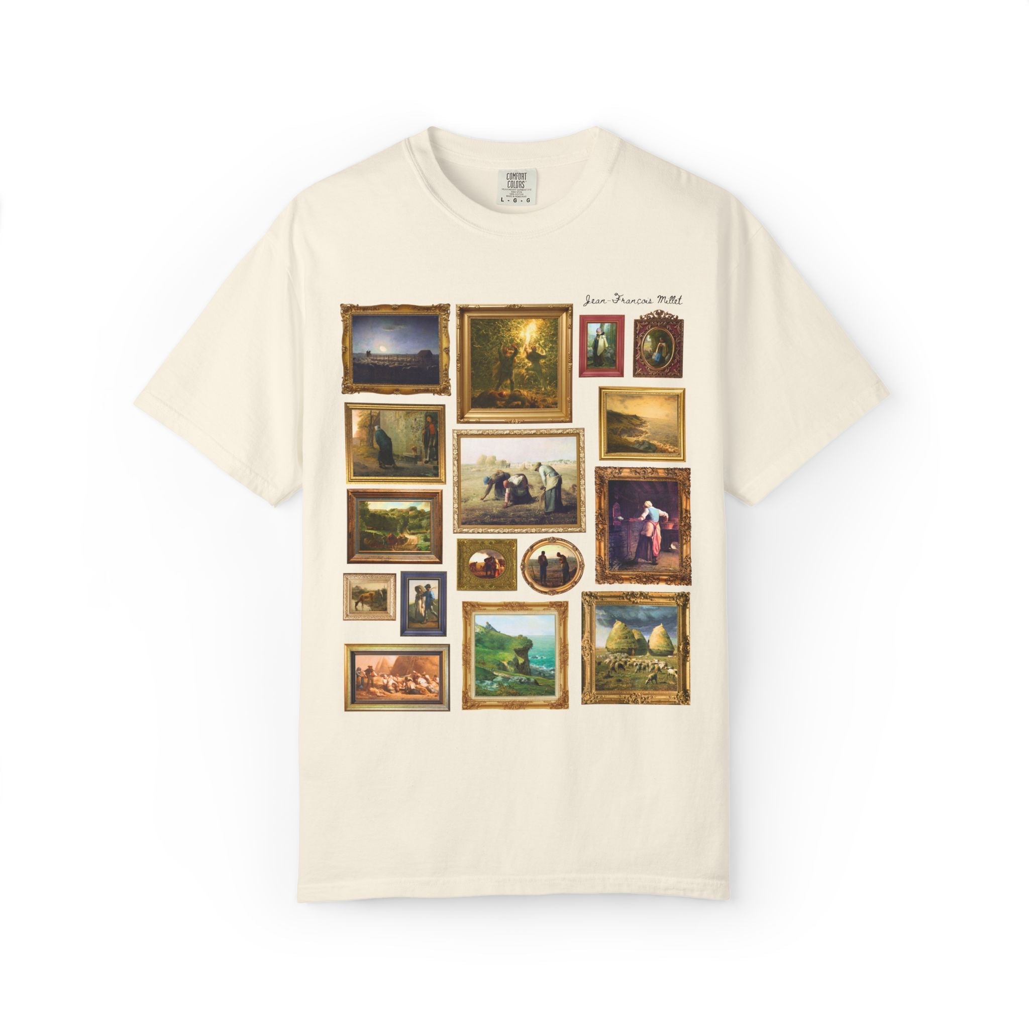 Jean - François Millet Famous Paintings Tee Shirt - Opal and June