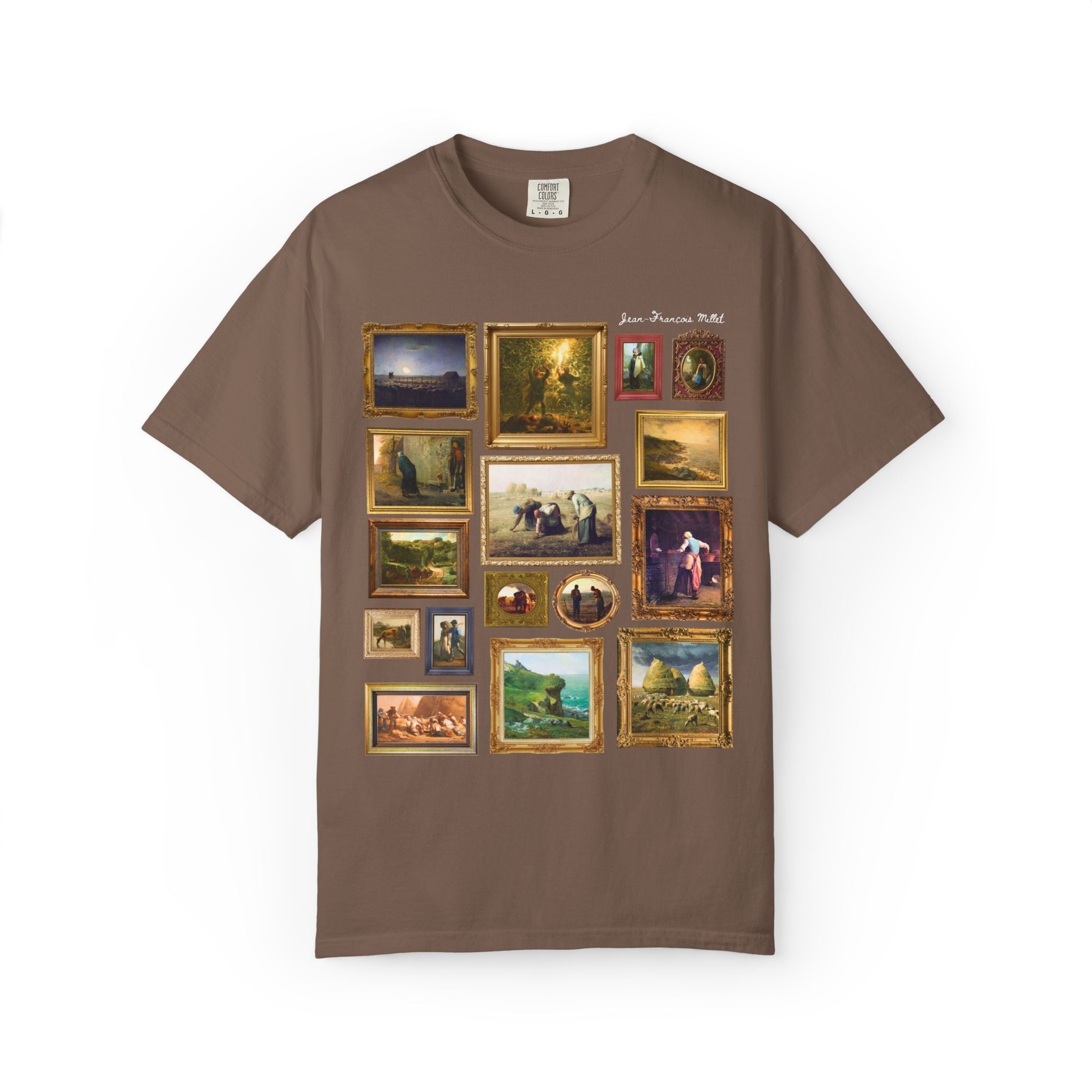 Jean - François Millet Famous Paintings Tee Shirt - Opal and June