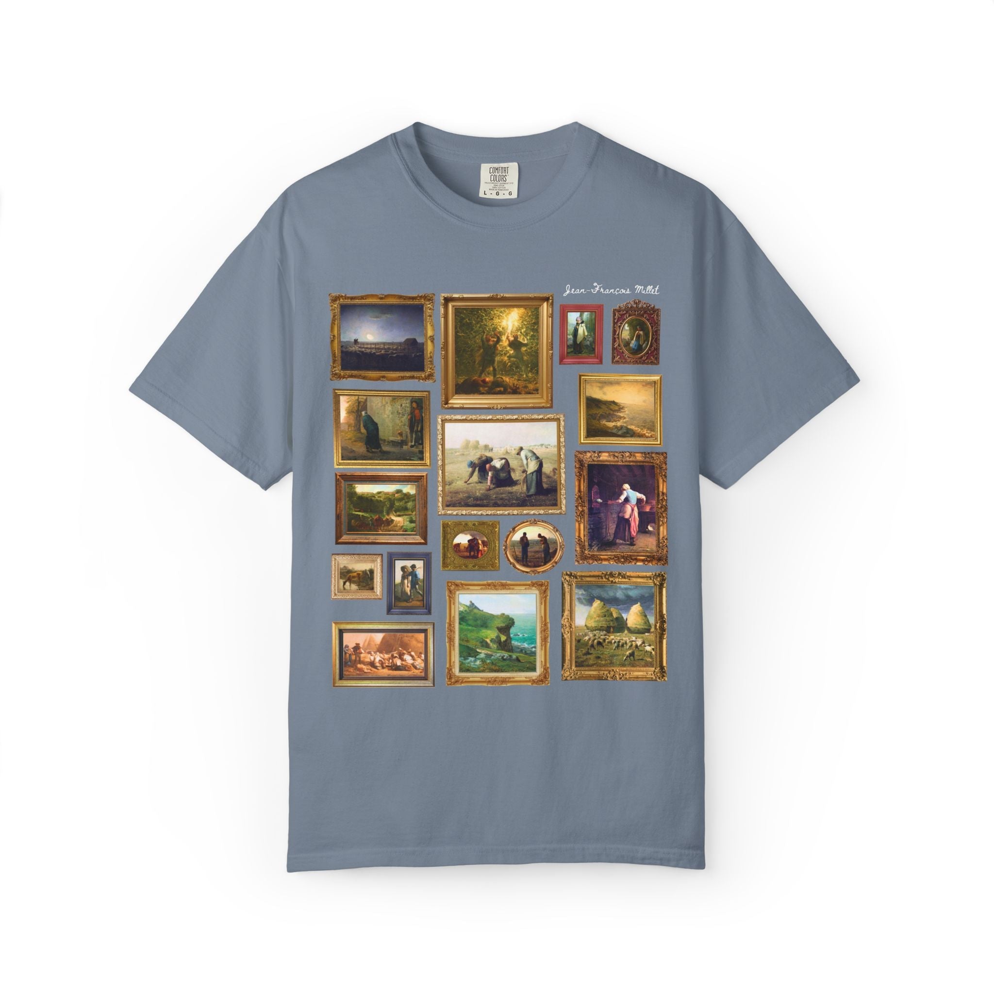 Jean - François Millet Famous Paintings Tee Shirt - Opal and June