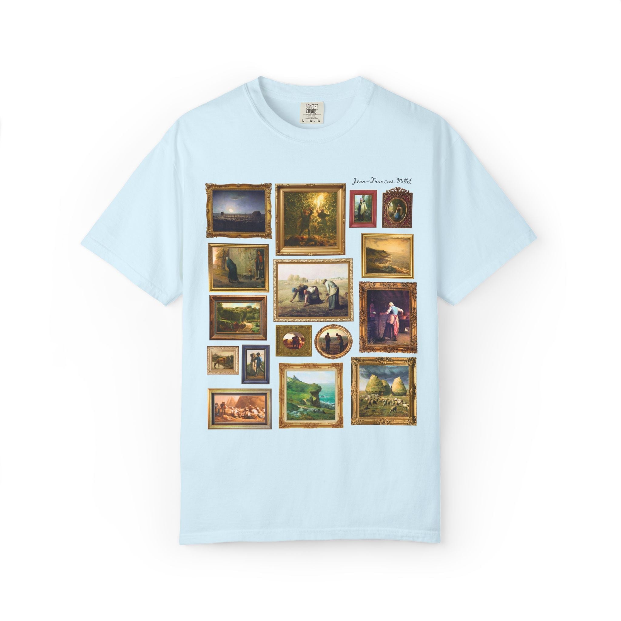 Jean - François Millet Famous Paintings Tee Shirt - Opal and June