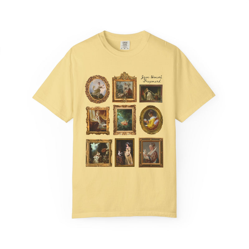 Jean - Honoré Fragonard Art History T-Shirt for Artist, French Art Historian, Framed Rococo Art, Cute Humanities Major Gift, Famous Paintings - Opal and June
