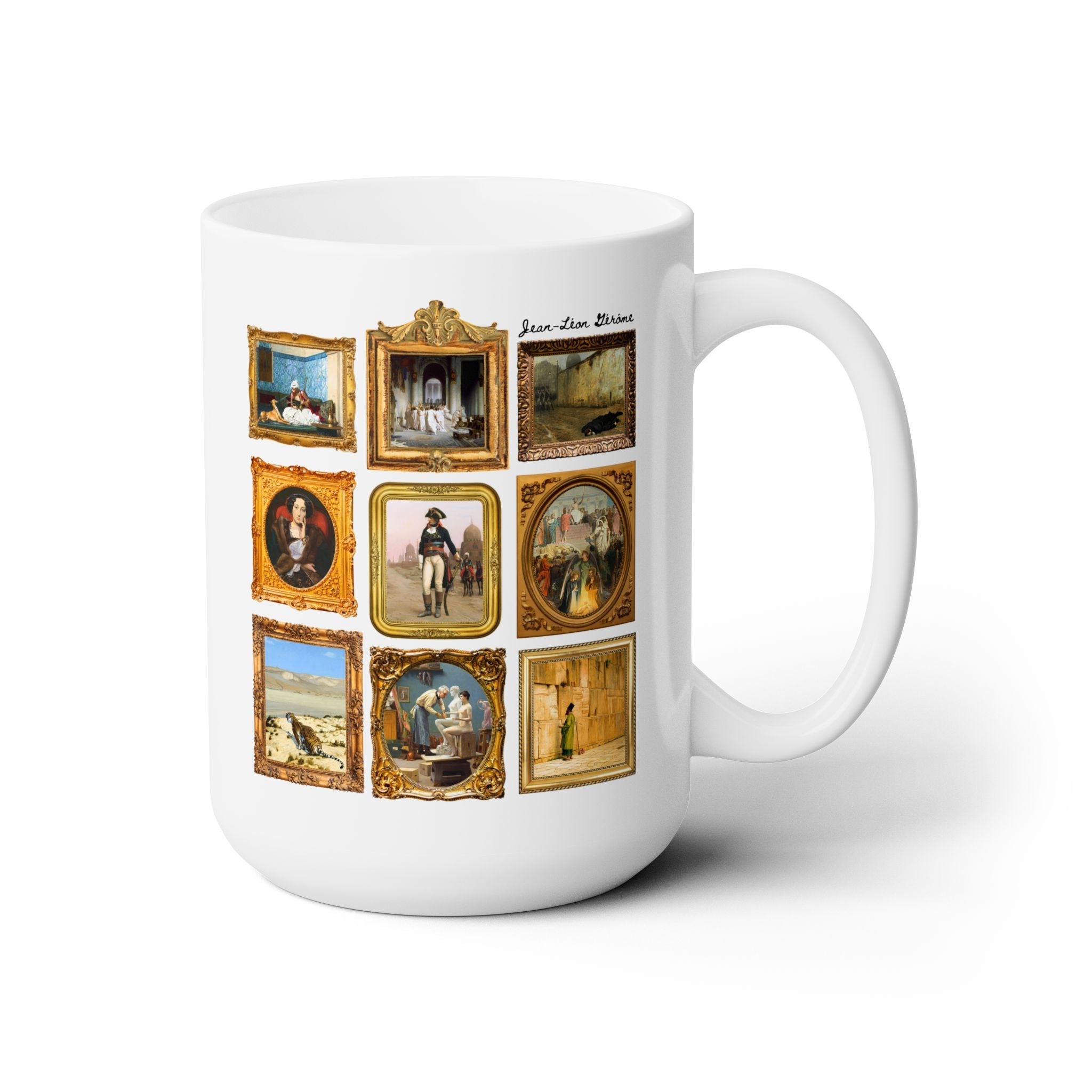 Jean - Léon Gérôme Art History Coffee Mug, French Academism Art History Lover Gift, Famous 19th Century Paintings, Humanities Proessor Gift - Opal and June