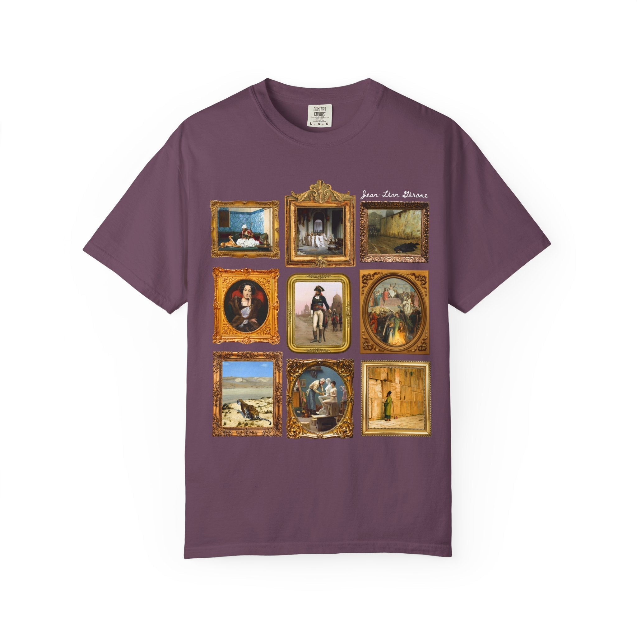 Jean - Léon Gérôme Art History Tee Shirt, French Academism Art History Lover Gift, Famous 19th Century Paintings, Humanities Proessor Gift - Opal and June
