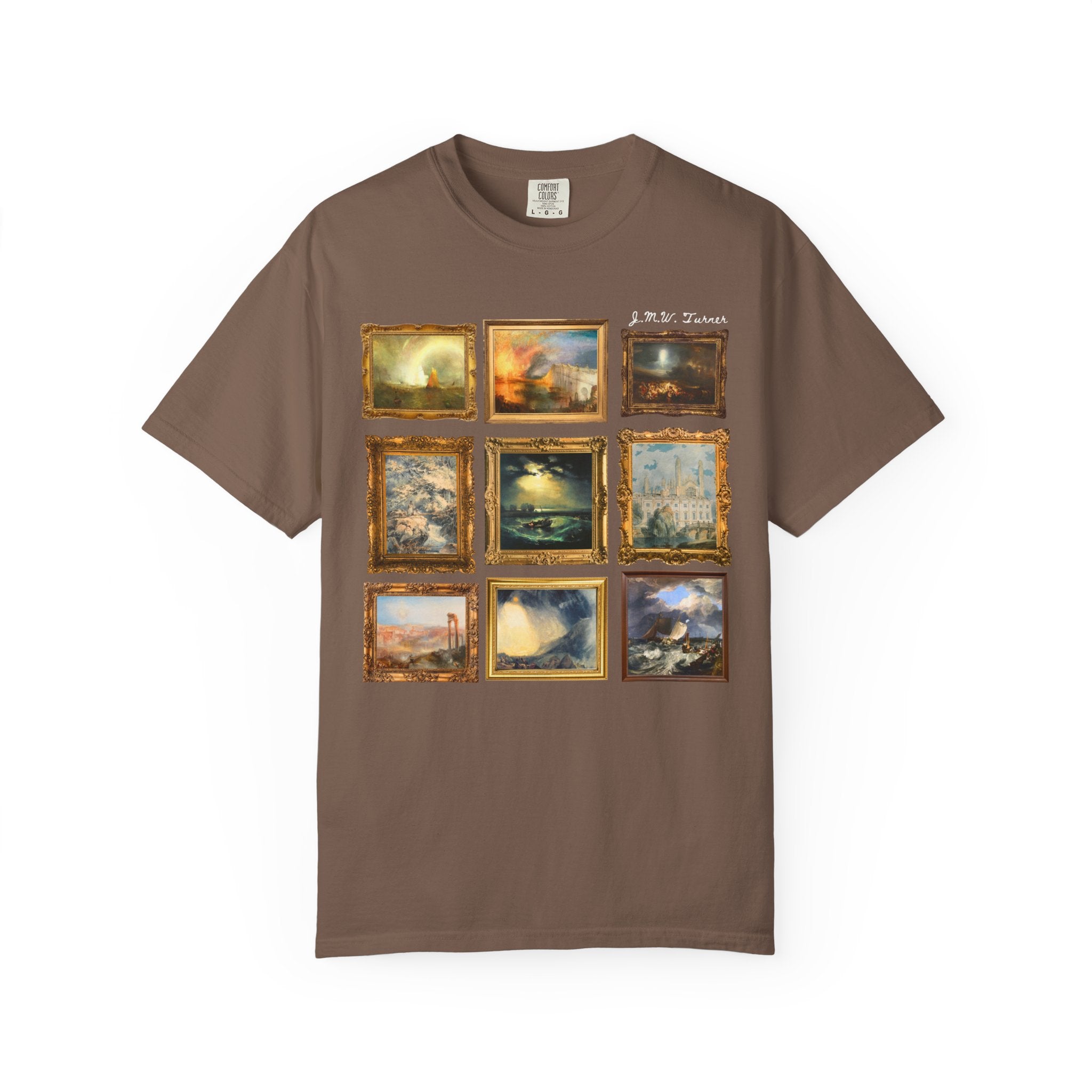 J.M.W. Turner Art History Shirt, English Romanticism 19th Century Art Movement, Famous Paintings, English Art Historian, Museum Lover Gift - Opal and June