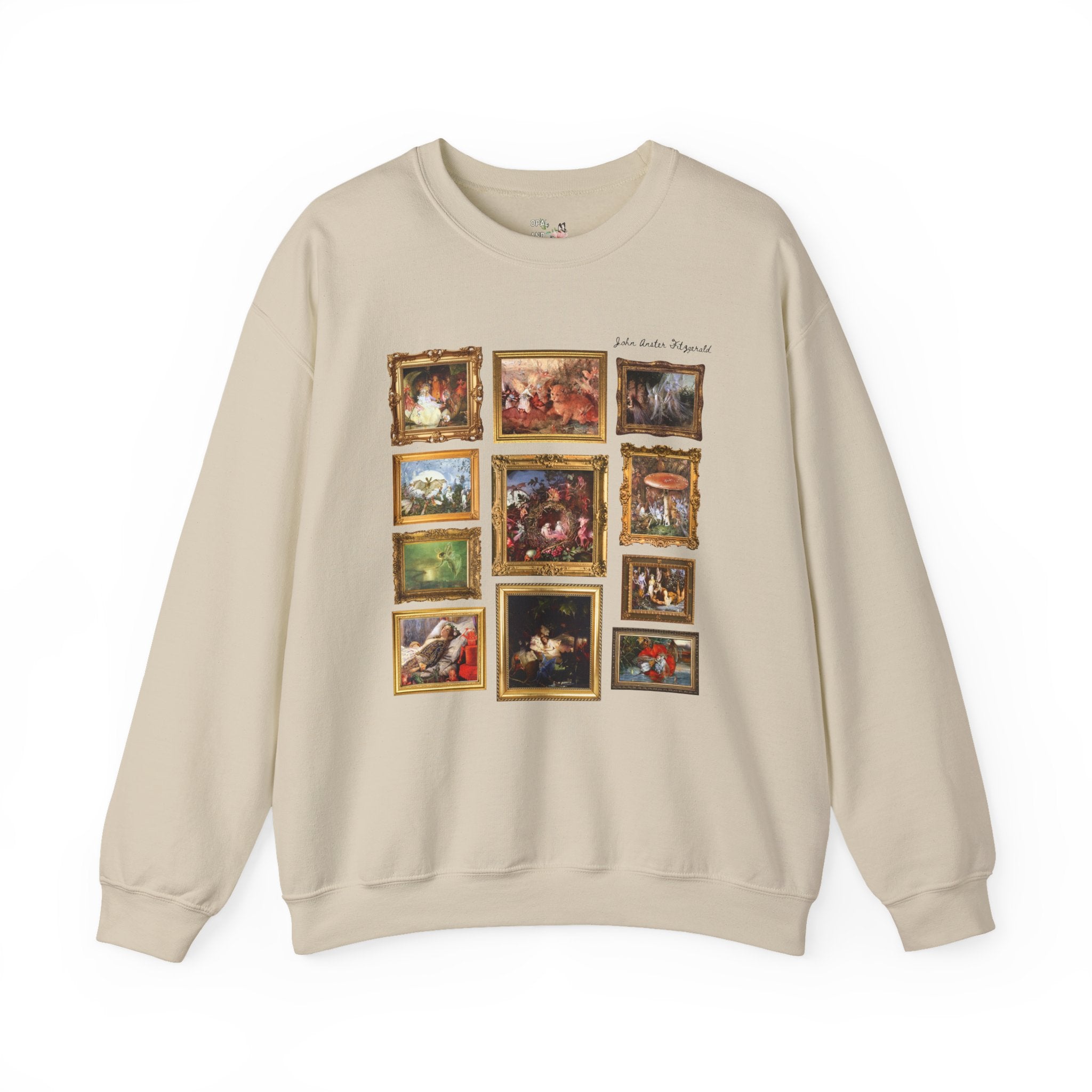 John Anster Fitzgerald Art History Sweatshirt, Victorian Era Fairy Paintings, Fairy Tale Art Historian Gift, 19th Century English Paintings - Opal and June
