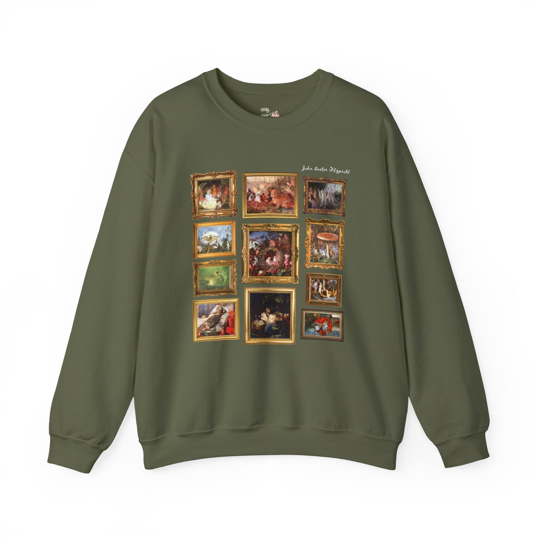 John Anster Fitzgerald Art History Sweatshirt, Victorian Era Fairy Paintings, Fairy Tale Art Historian Gift, 19th Century English Paintings - Opal and June