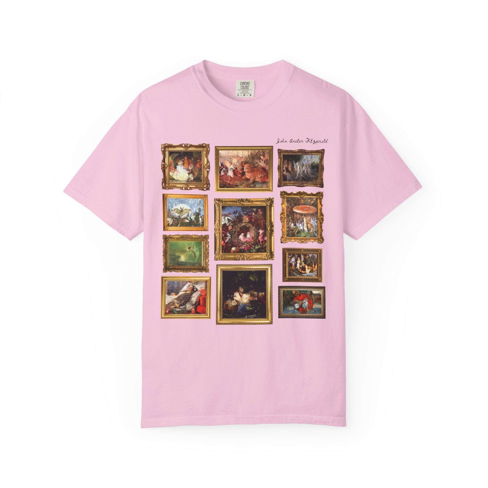 John Anster Fitzgerald Art History T-Shirt, Victorian Era Fairy Paintings, Fairy Tale Art Historian Gift, 19th Century English Paintings - Opal and June