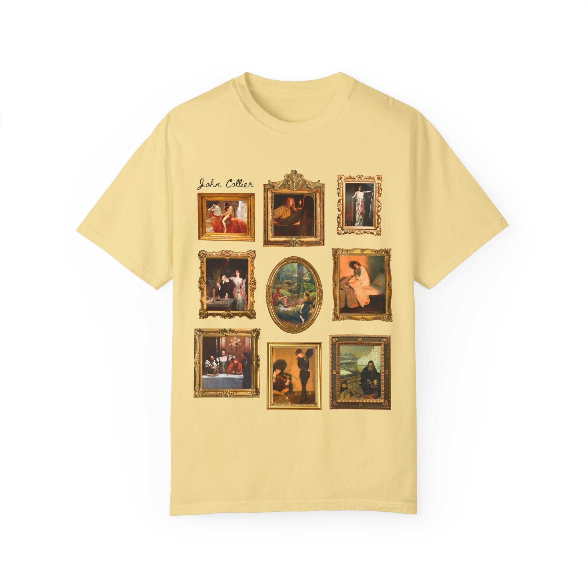 John Collier Art History Tee Shirt for Humanities Major, Art Historian, Famous Paintings, Pre - Raphaelite Art Movement, 19th Century Artwork - Opal and June