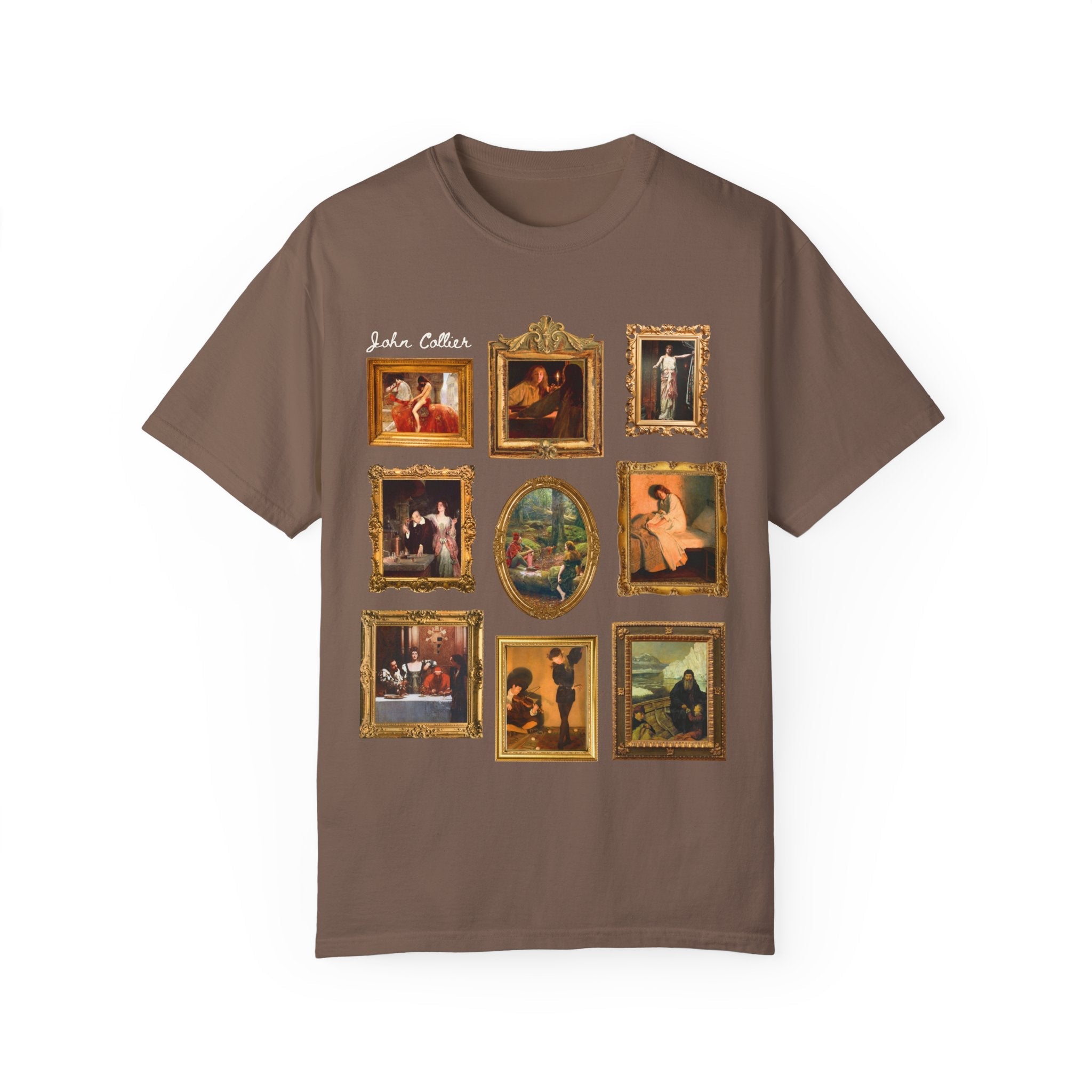John Collier Art History Tee Shirt for Humanities Major, Art Historian, Famous Paintings, Pre - Raphaelite Art Movement, 19th Century Artwork - Opal and June
