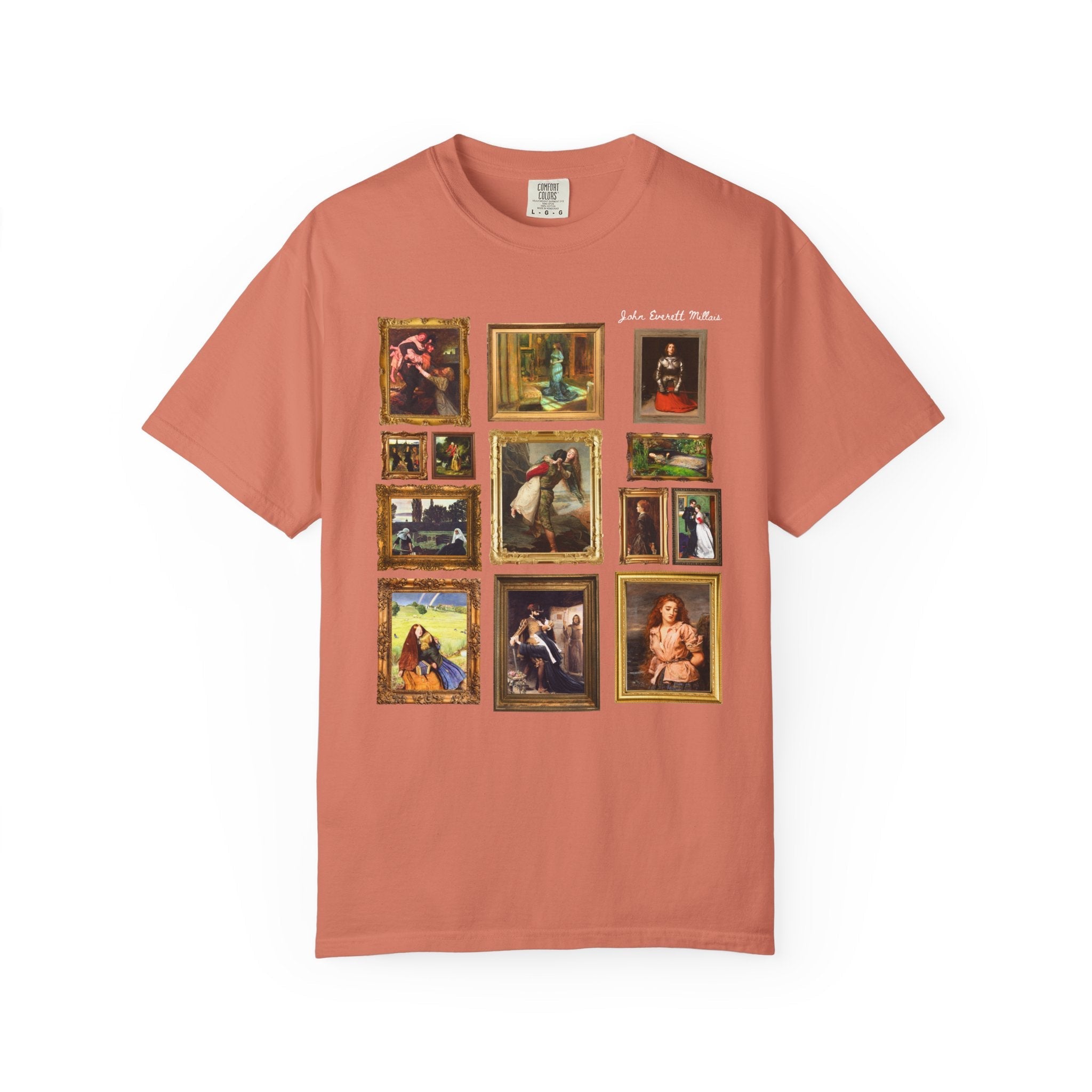 John Everett Millais Art History Shirt for Museum Lover, Colorful English Art Historian Gift, Boho Aesthetic 19th Century Famous Paintings - Opal and June