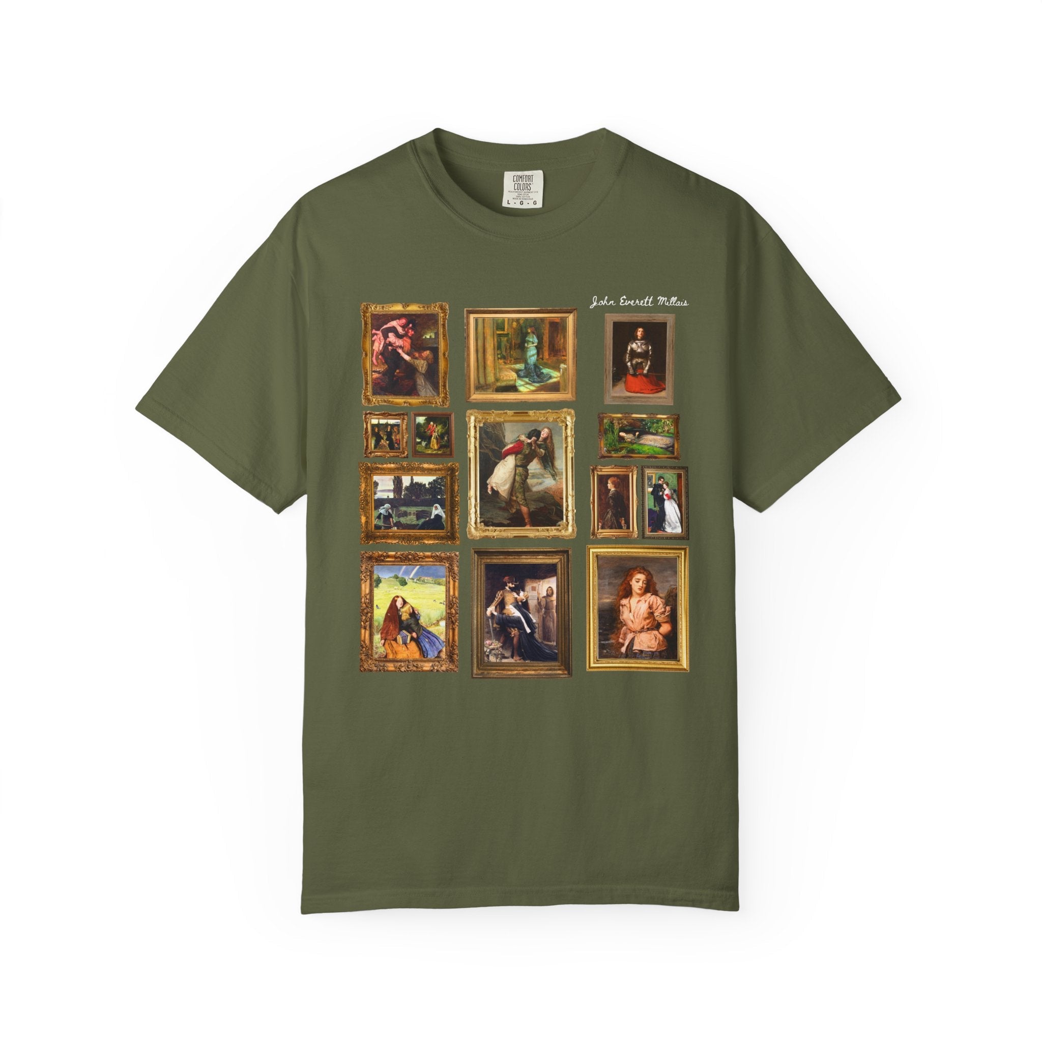 John Everett Millais Art History Shirt for Museum Lover, Colorful English Art Historian Gift, Boho Aesthetic 19th Century Famous Paintings - Opal and June
