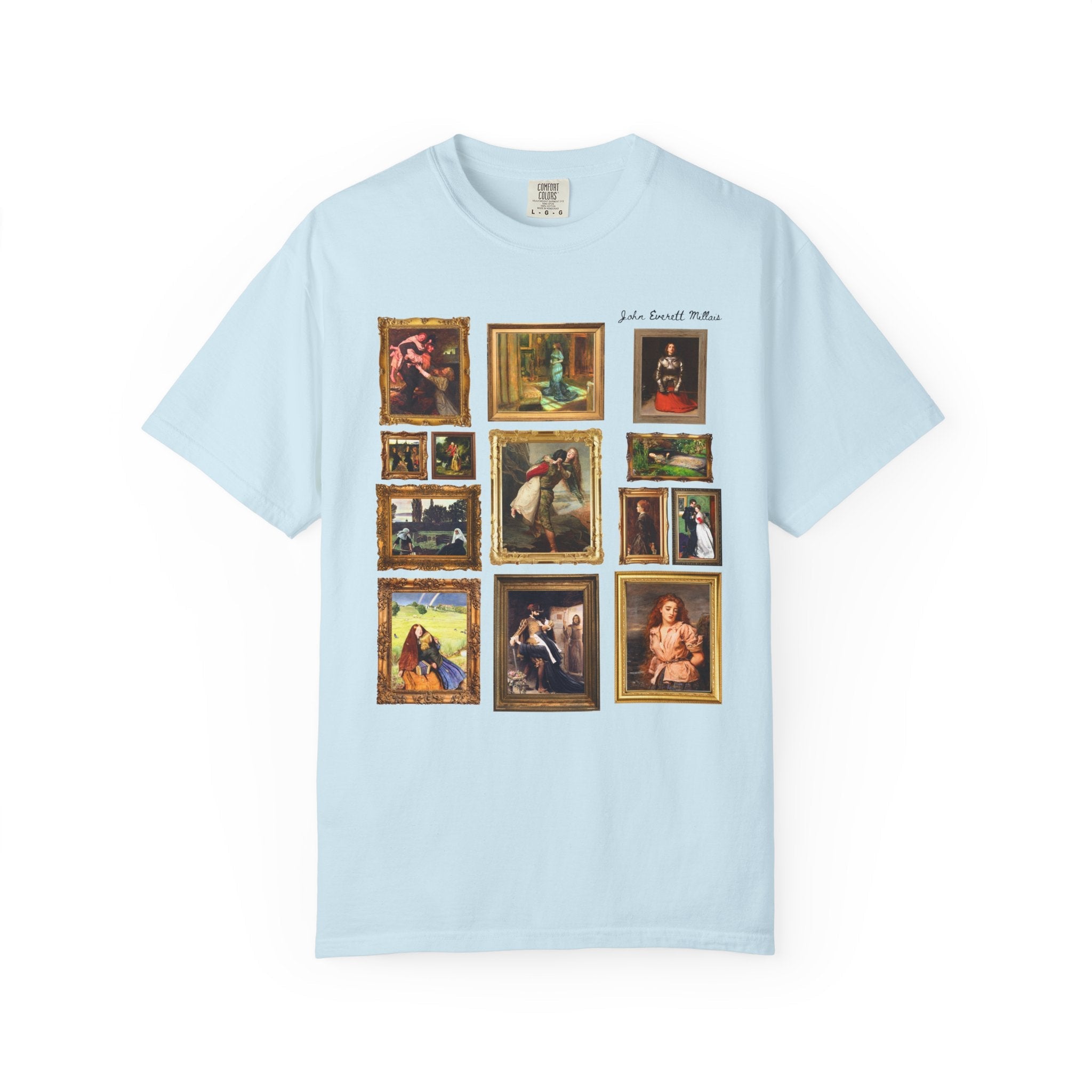 John Everett Millais Art History Shirt for Museum Lover, Colorful English Art Historian Gift, Boho Aesthetic 19th Century Famous Paintings - Opal and June